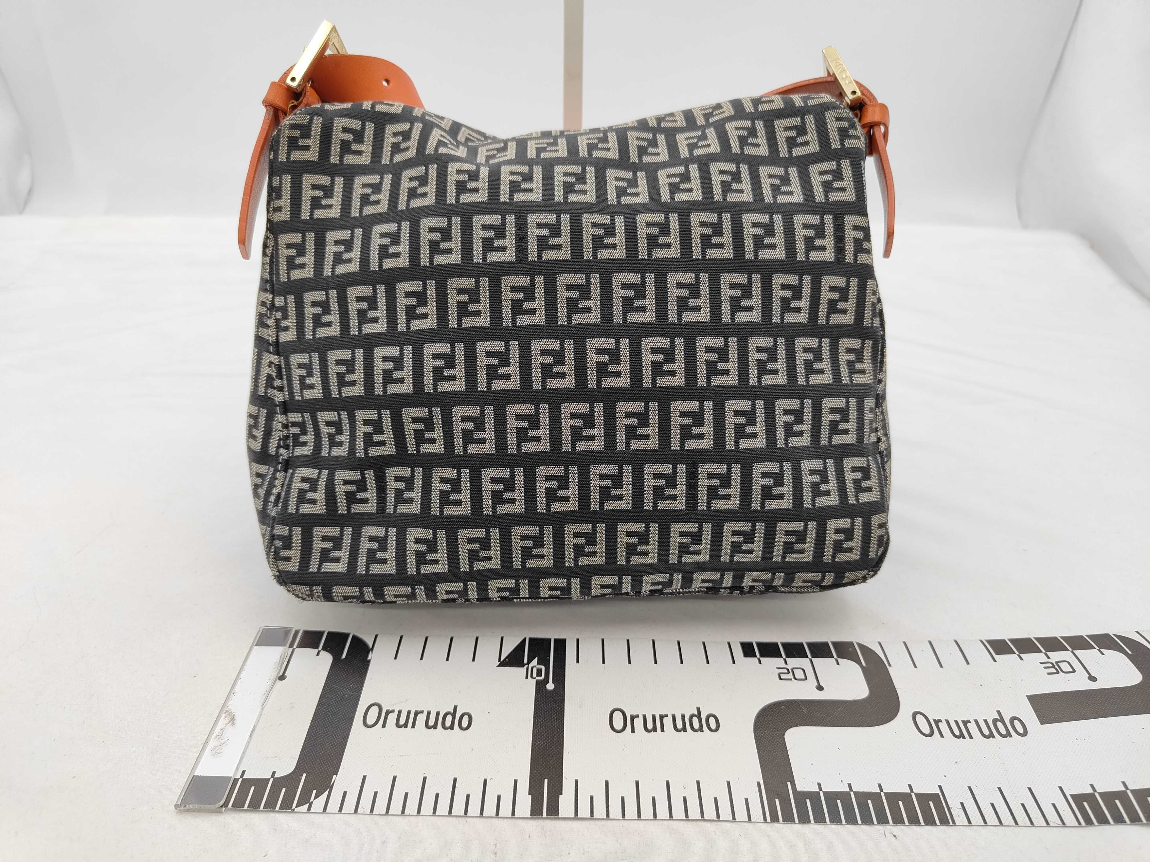 Mamma Baguette Zucchino Khaki x Orange Bag — view 2