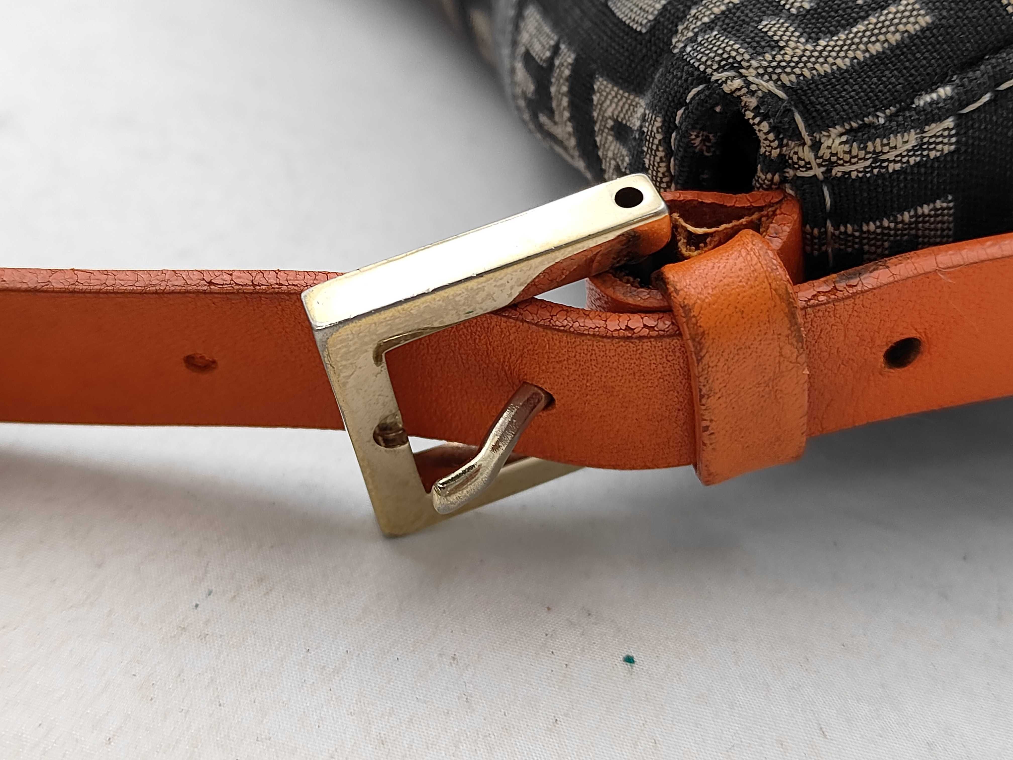 Mamma Baguette Zucchino Khaki x Orange Bag — view 5