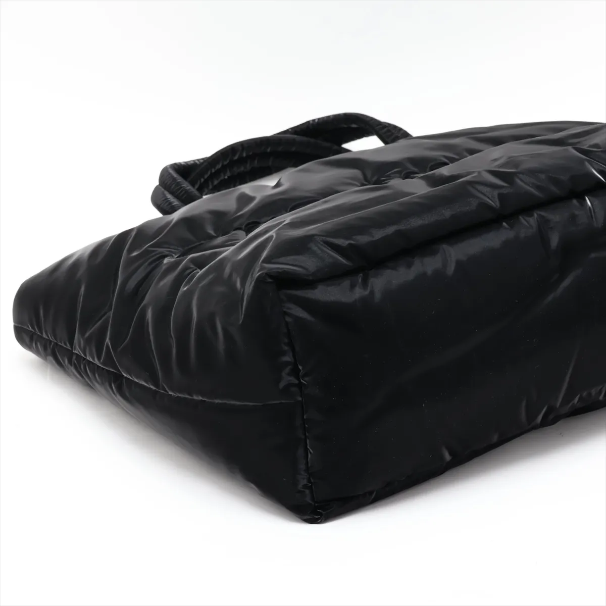 756269 Nylon Tote Bag, Black — view 4