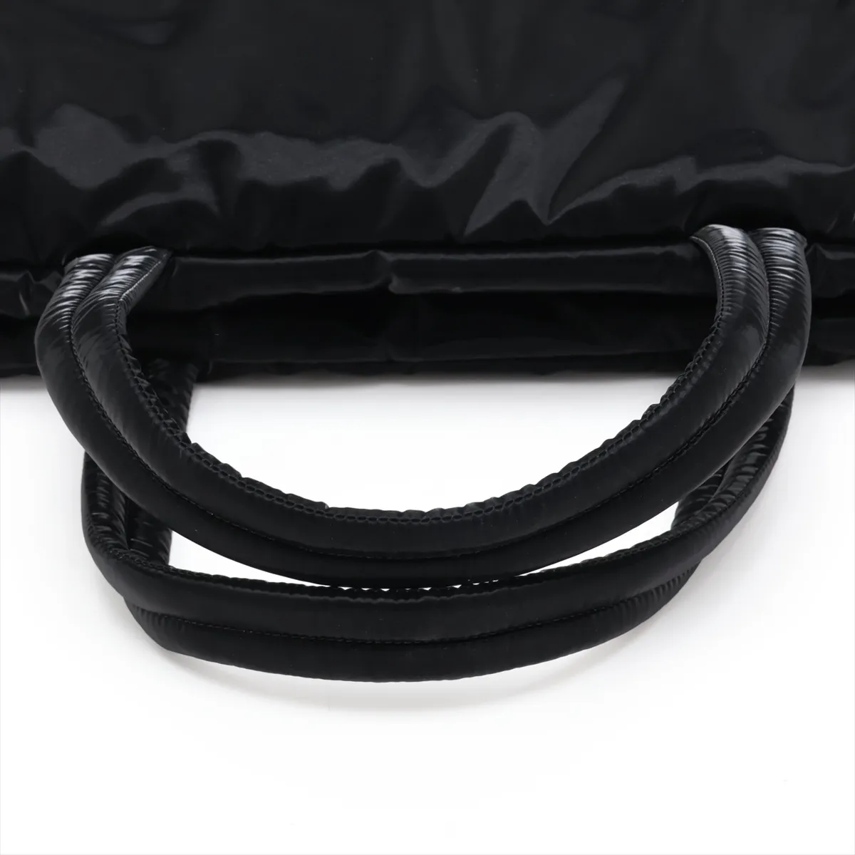 756269 Nylon Tote Bag, Black — view 5