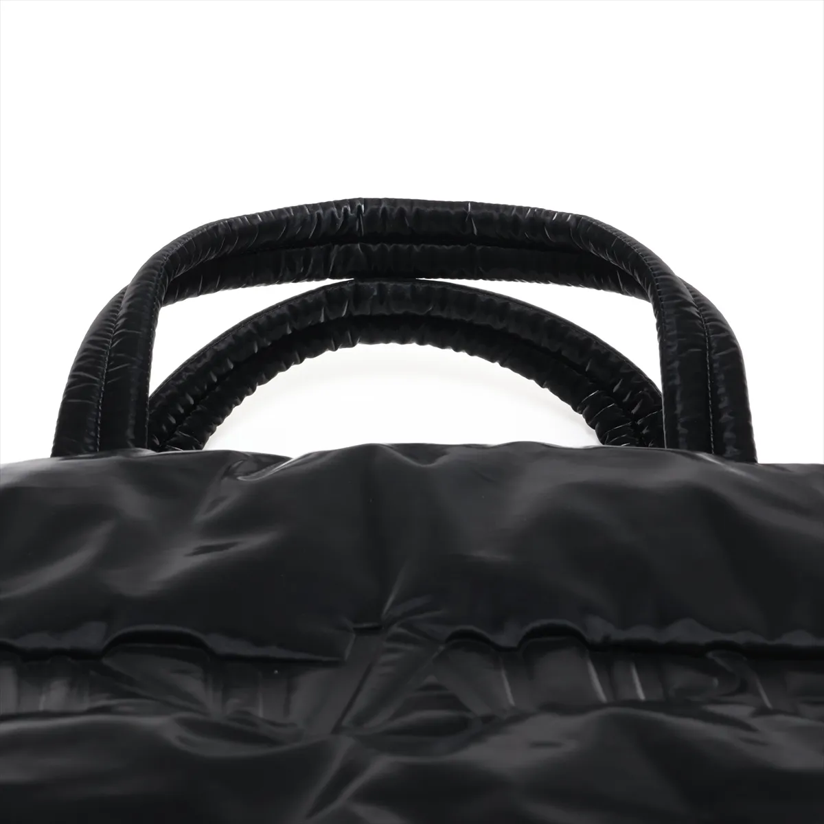 756269 Nylon Tote Bag, Black — view 6