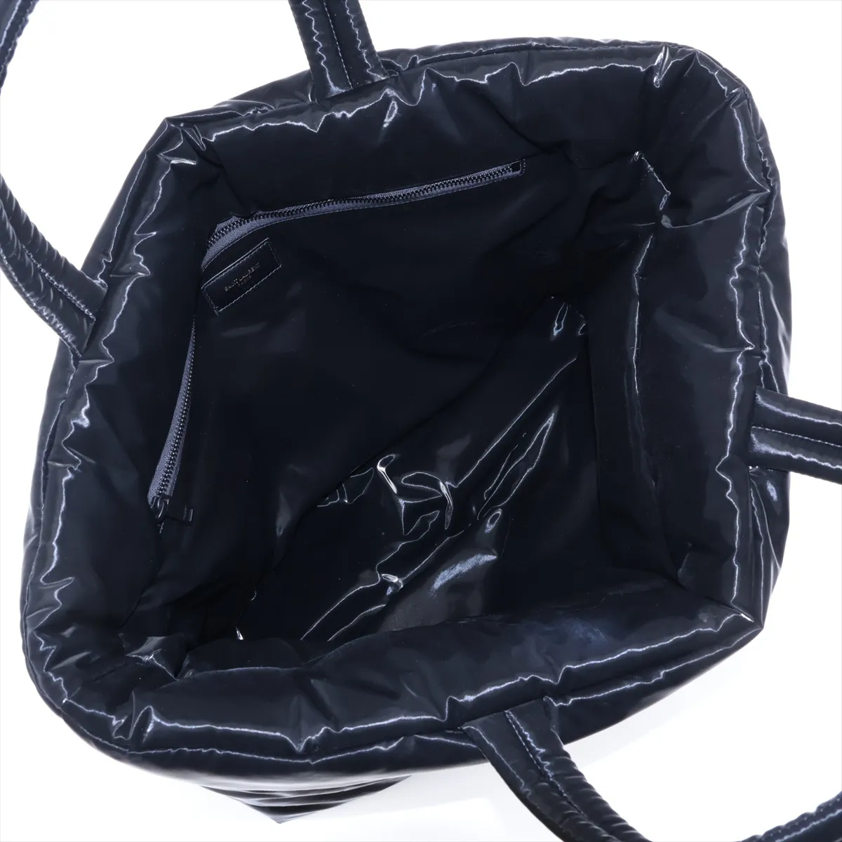756269 Nylon Tote Bag, Black — view 7