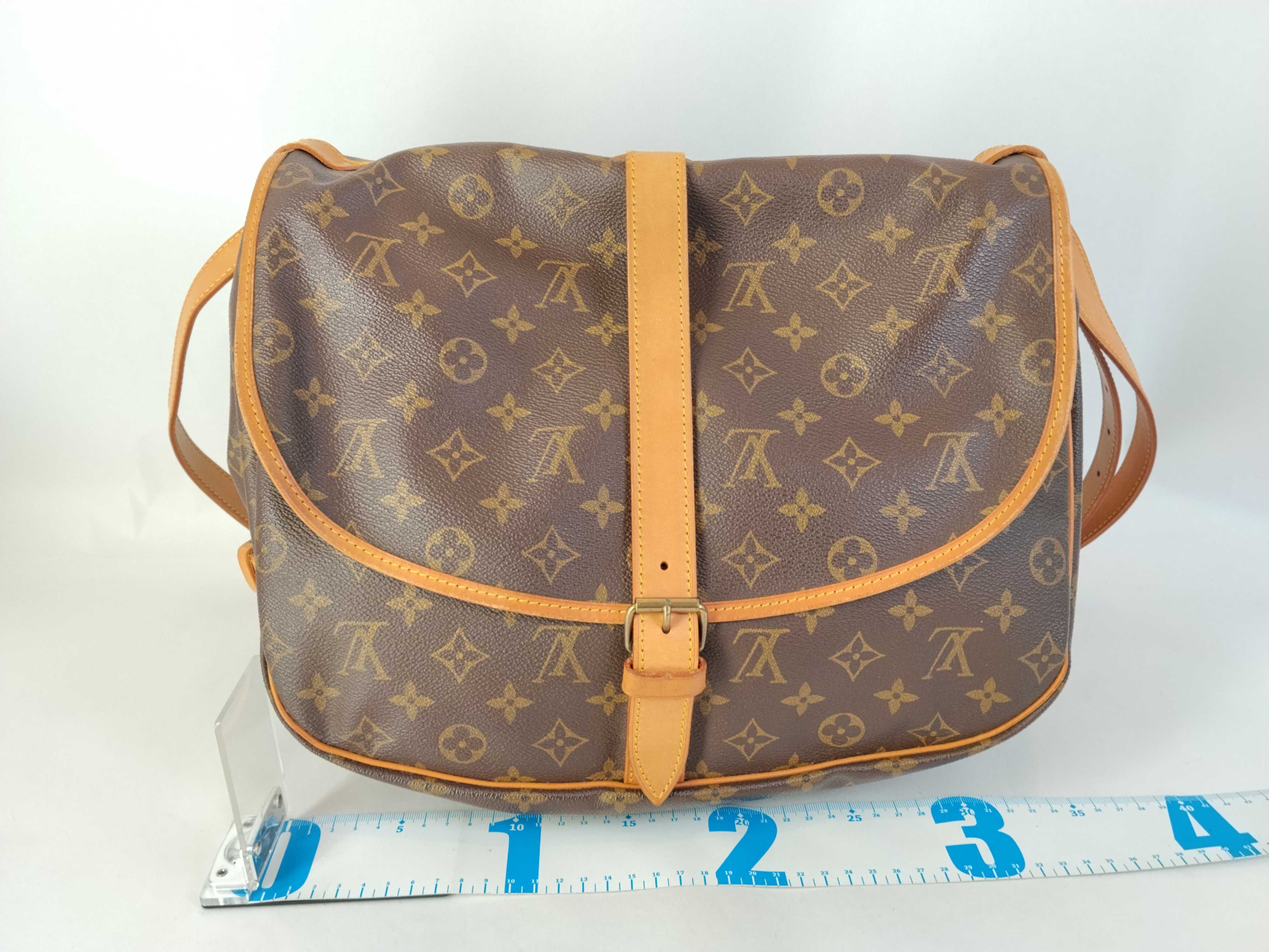 Monogram Vuitton Saumur 35 M42254 AR0972 Shoulder Bag — view 2