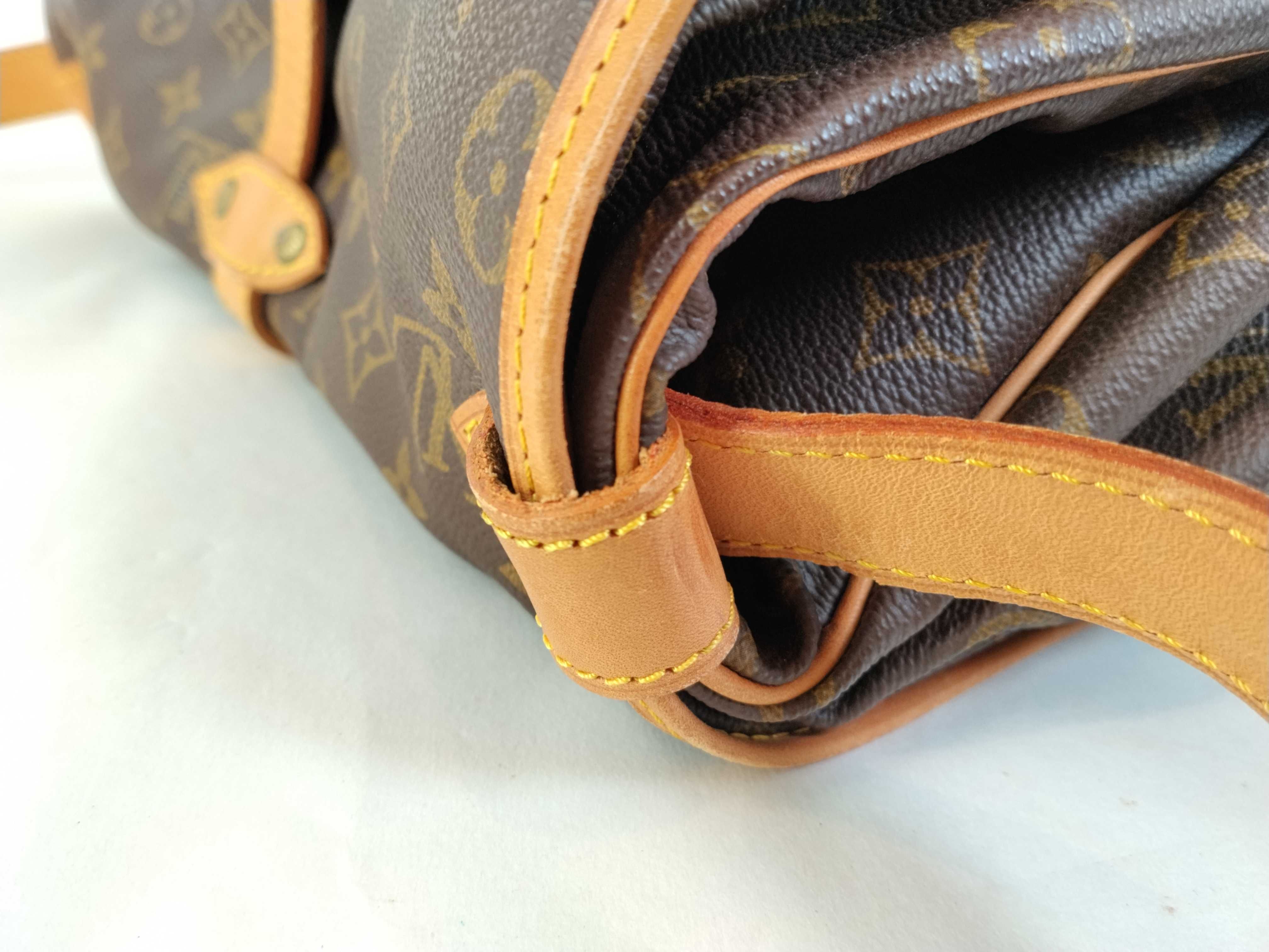 Monogram Vuitton Saumur 35 M42254 AR0972 Shoulder Bag — view 5