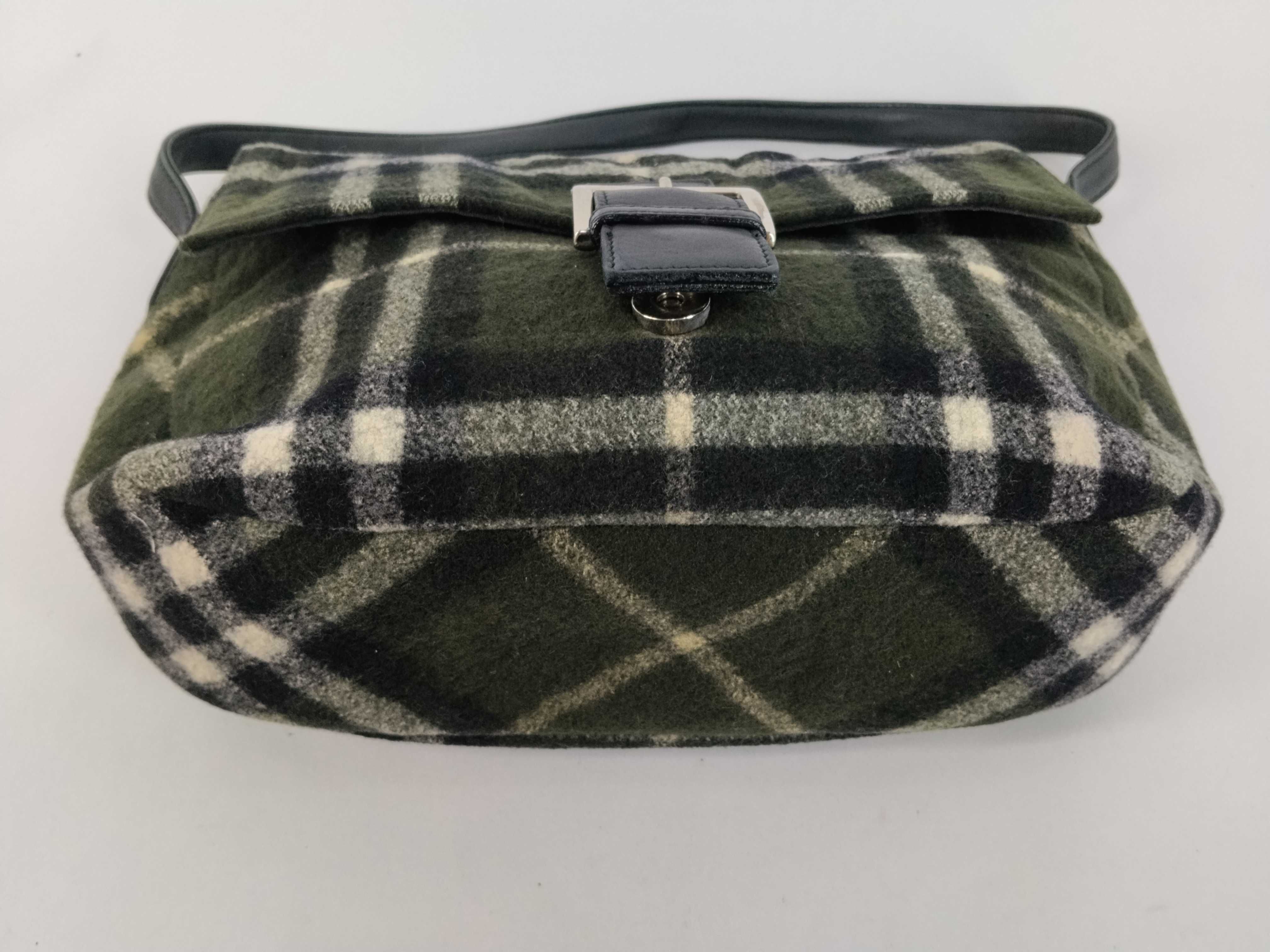 One-Shoulder Bag, Suede, Green Shoulder Bag — view 7