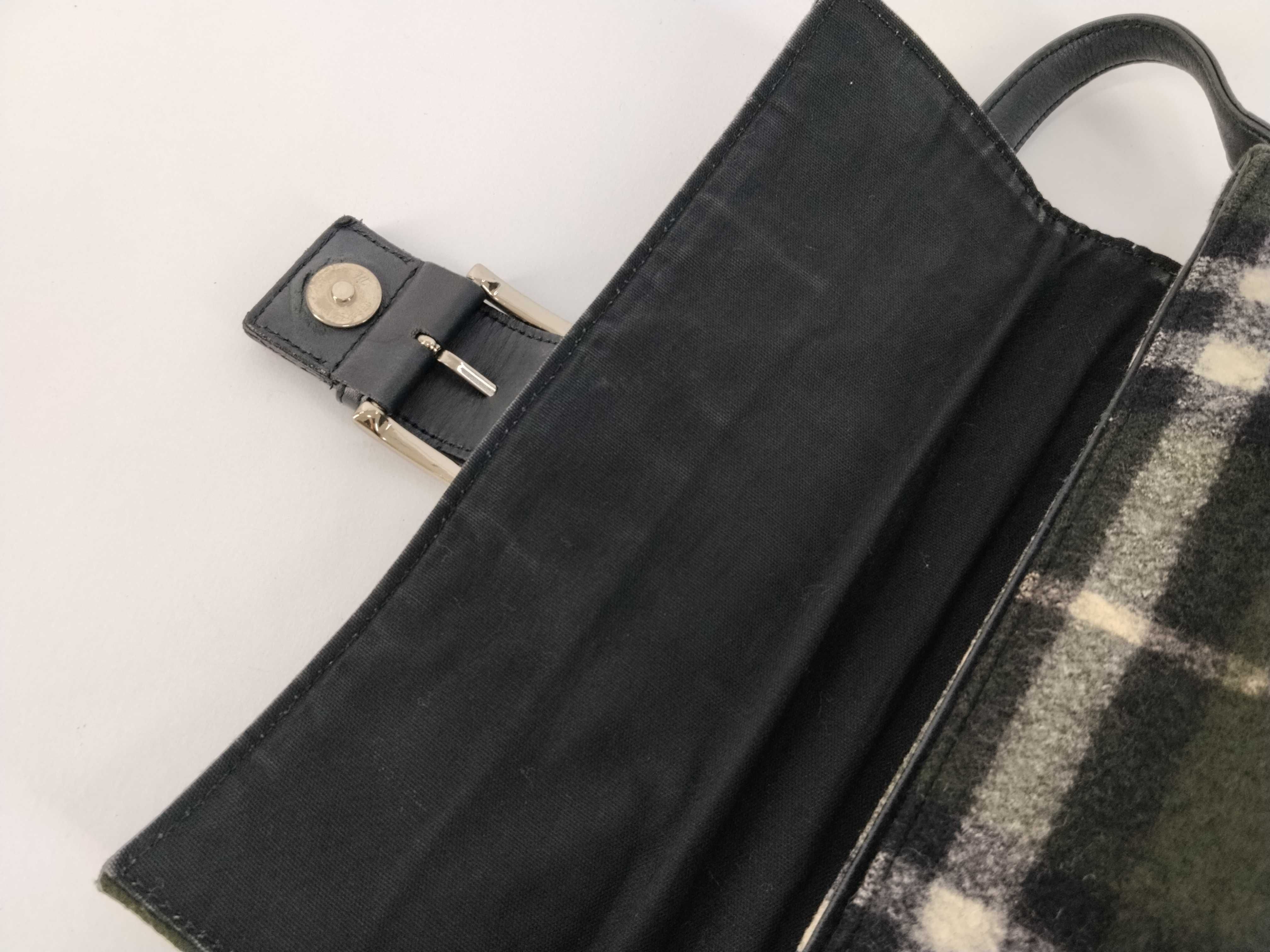 One-Shoulder Bag, Suede, Green Shoulder Bag — view 9
