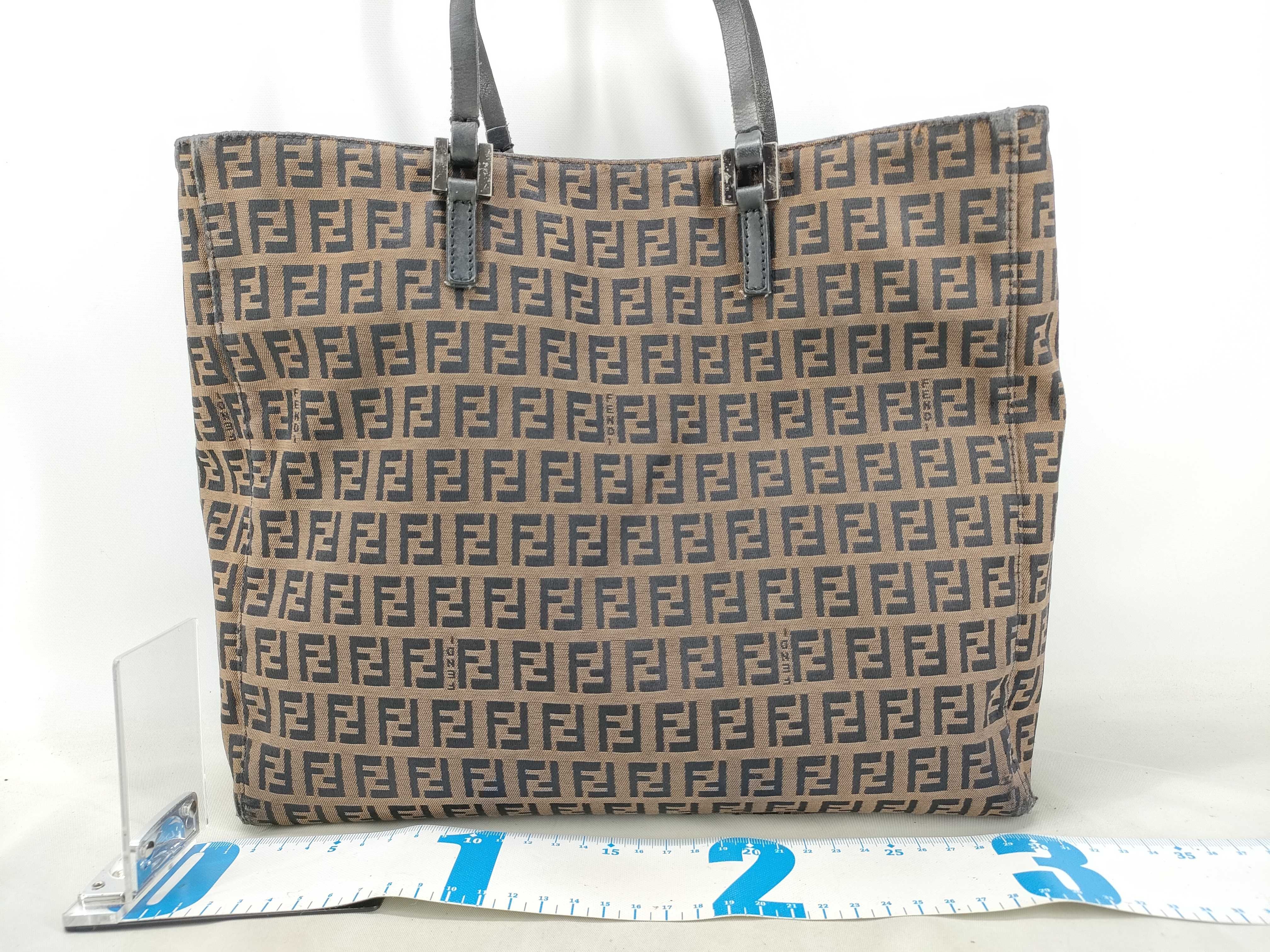 Zucca pattern Fendi Zucchino handbag tote bag — view 2