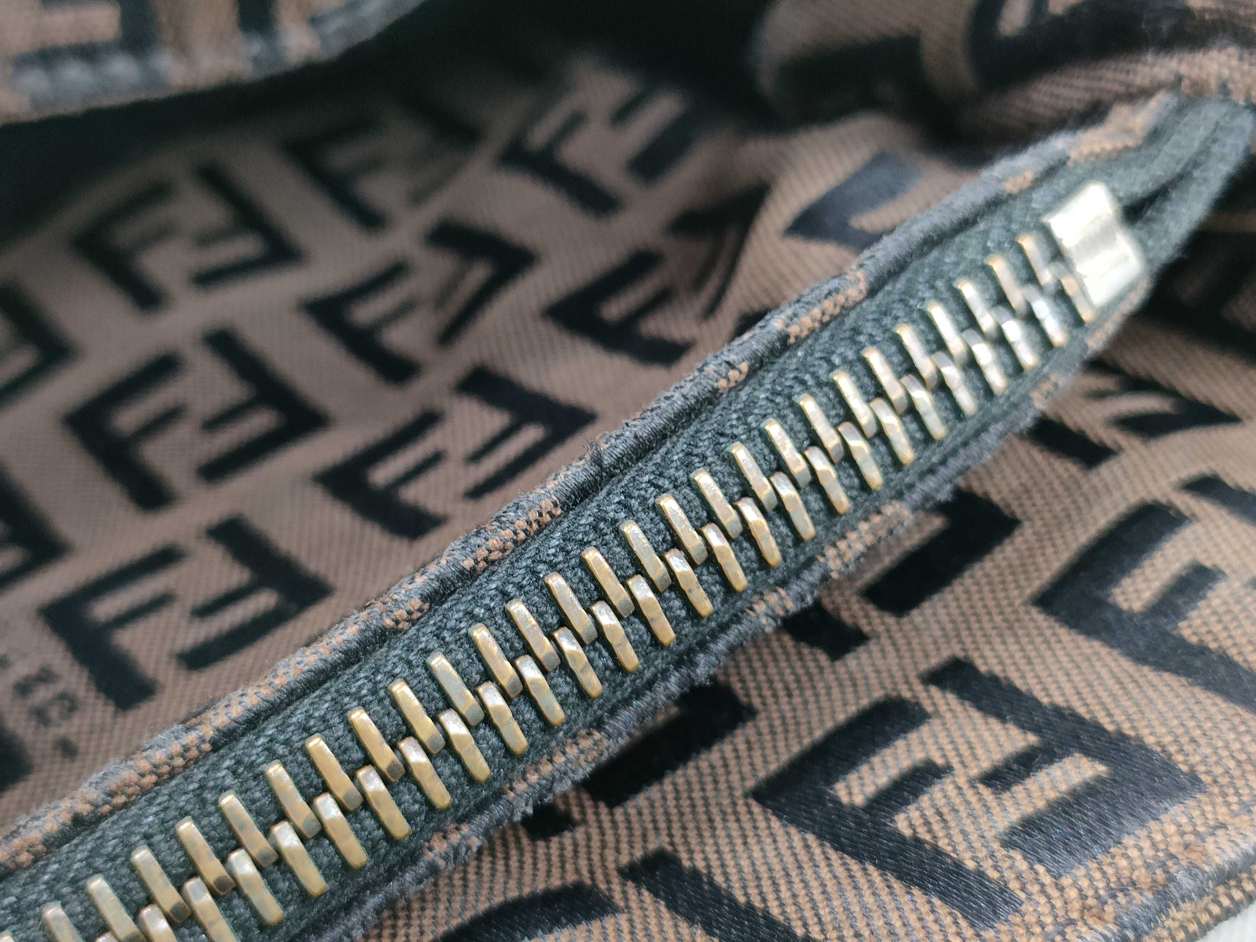 Zucca pattern Fendi Zucchino handbag tote bag — view 11