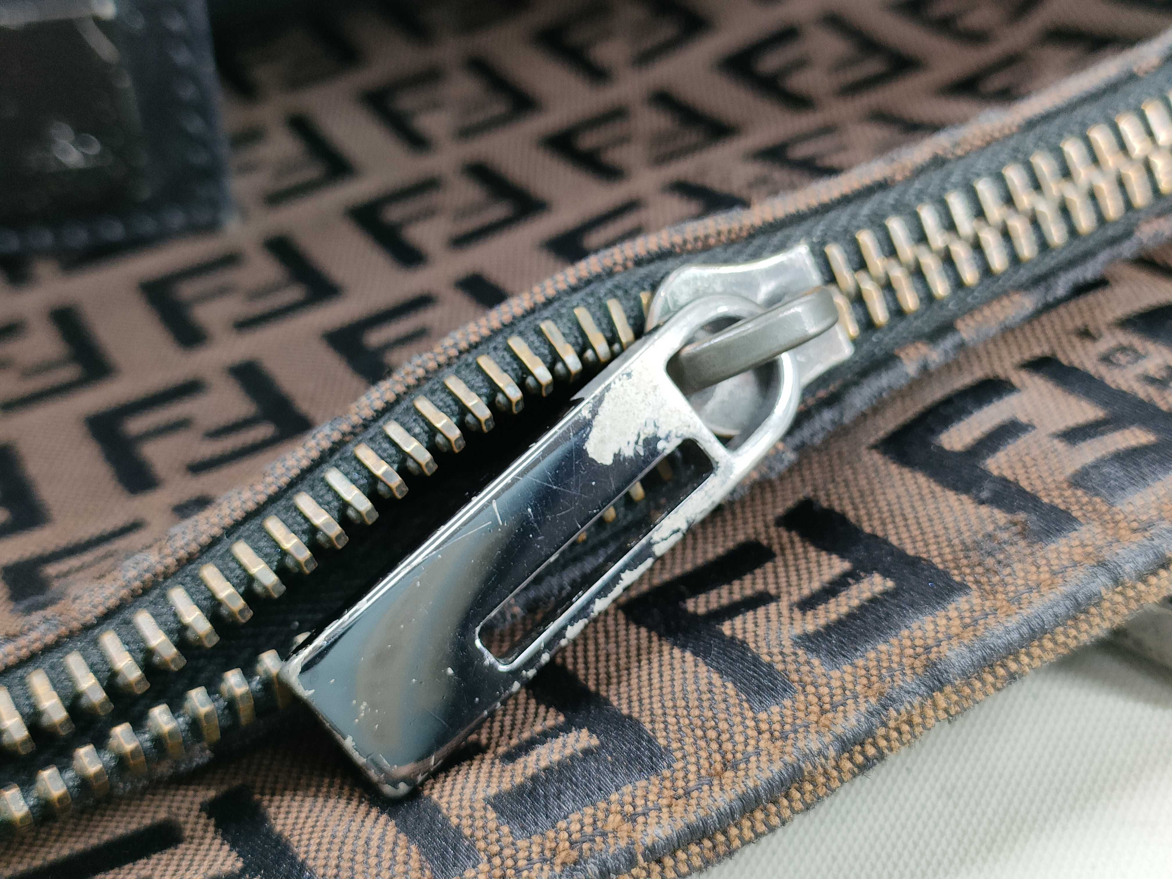 Zucca pattern Fendi Zucchino handbag tote bag — view 13