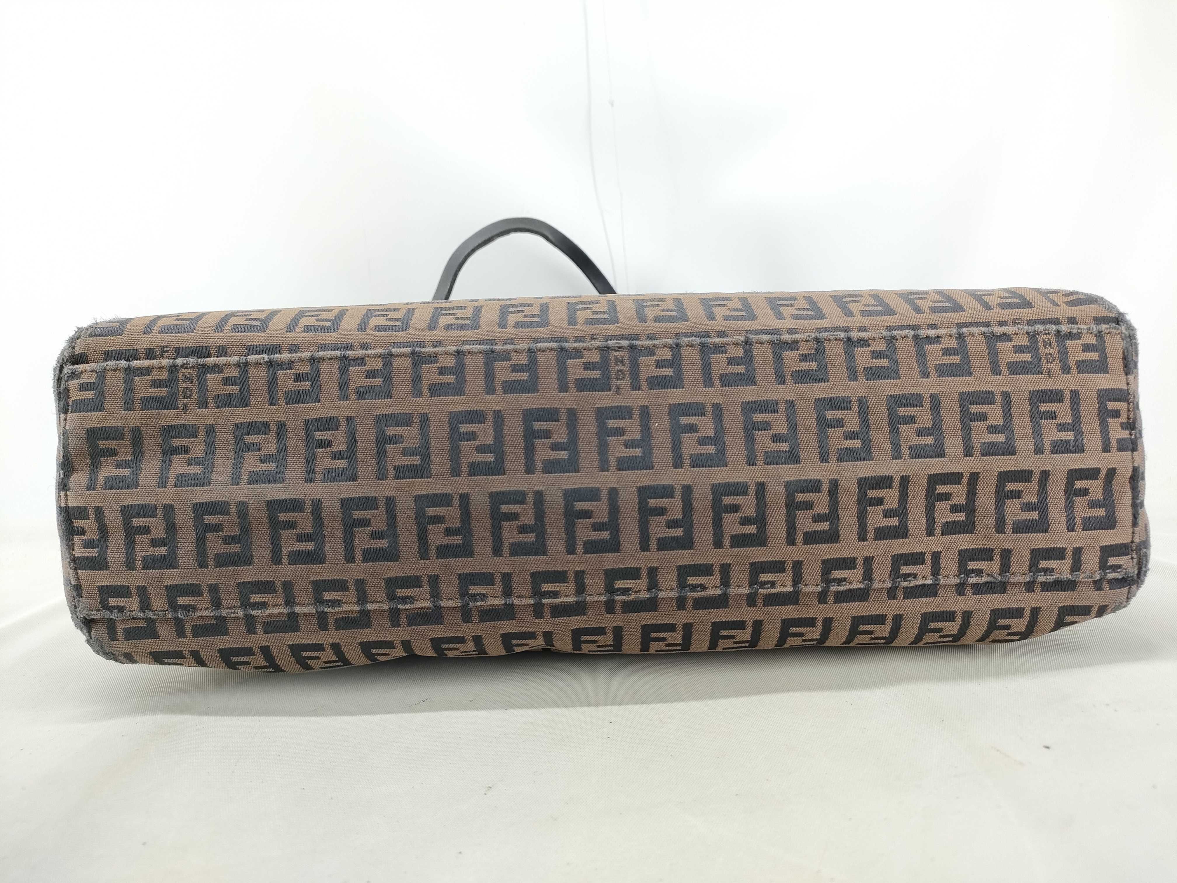 Zucca pattern Fendi Zucchino handbag tote bag — view 3