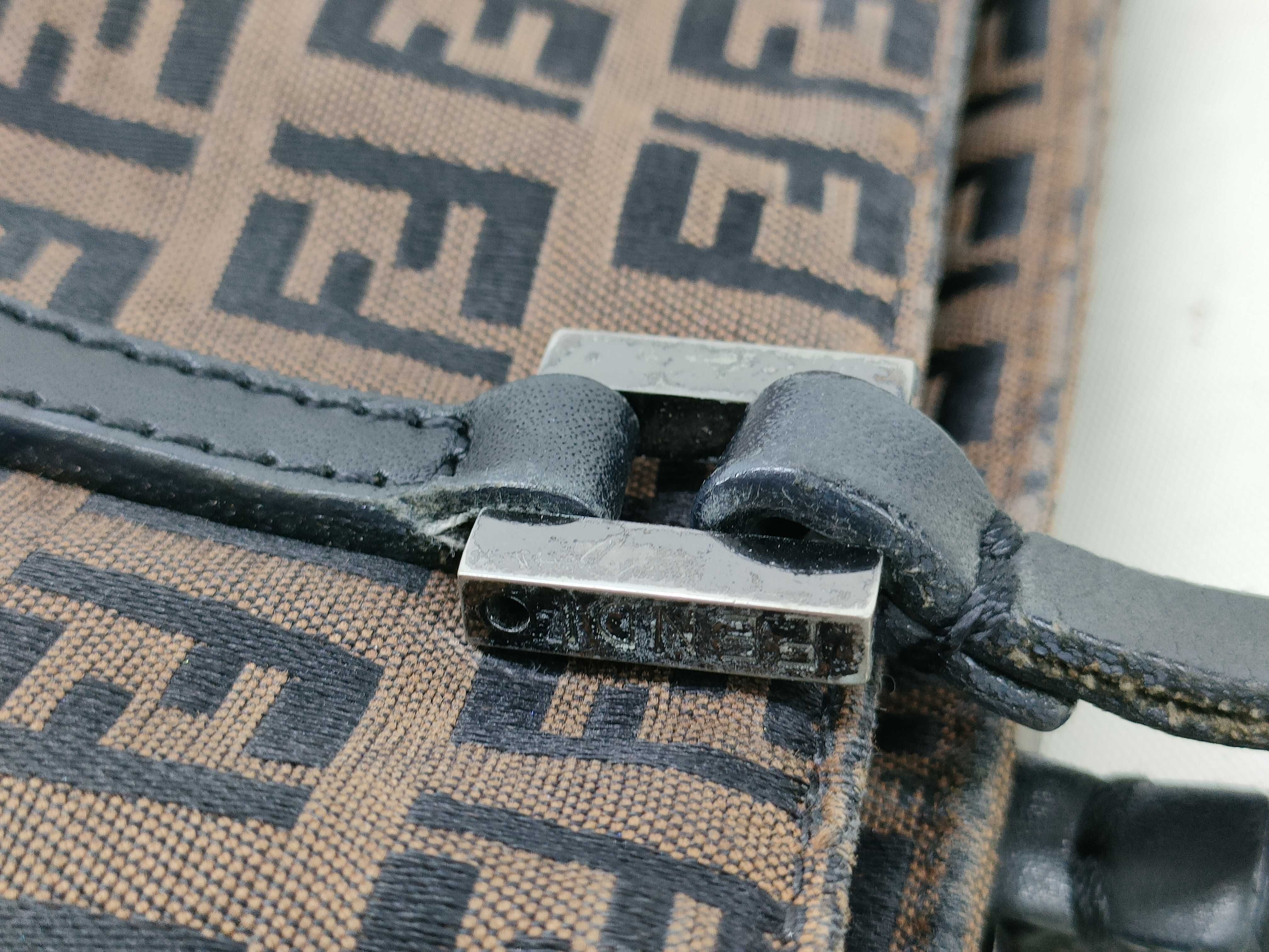 Zucca pattern Fendi Zucchino handbag tote bag — view 7