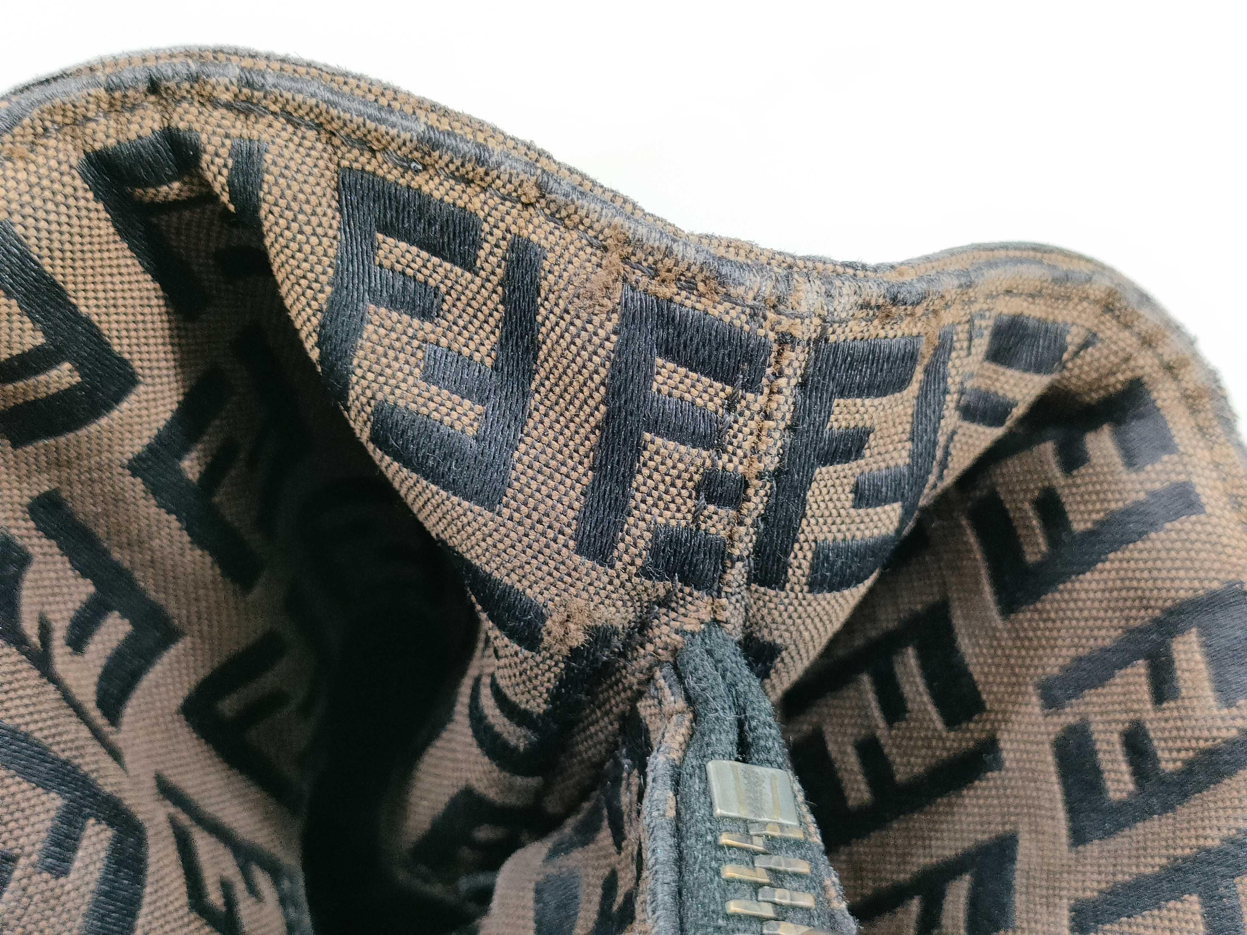 Zucca pattern Fendi Zucchino handbag tote bag — view 10