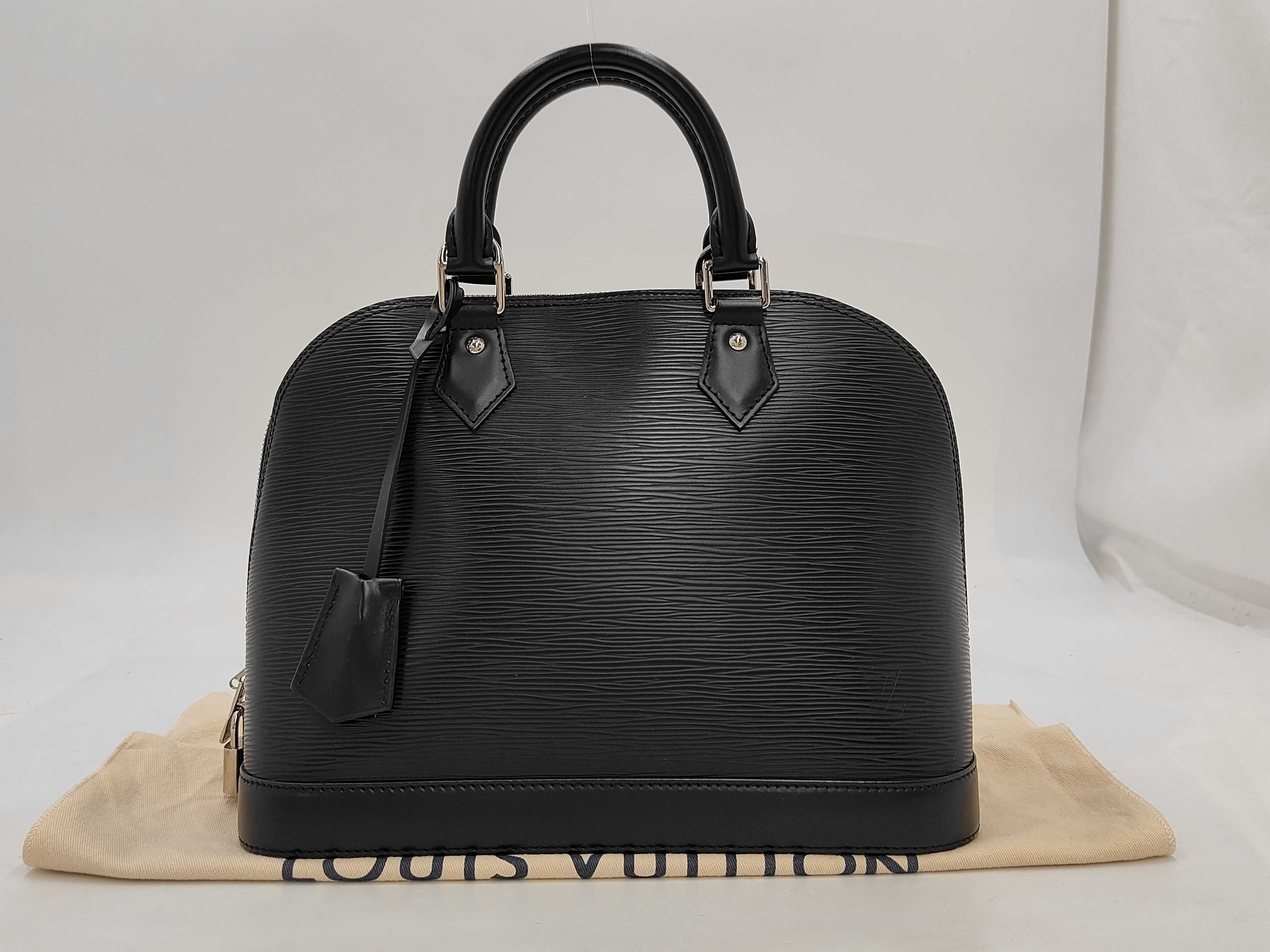 Alma PM Epi Black Handbag