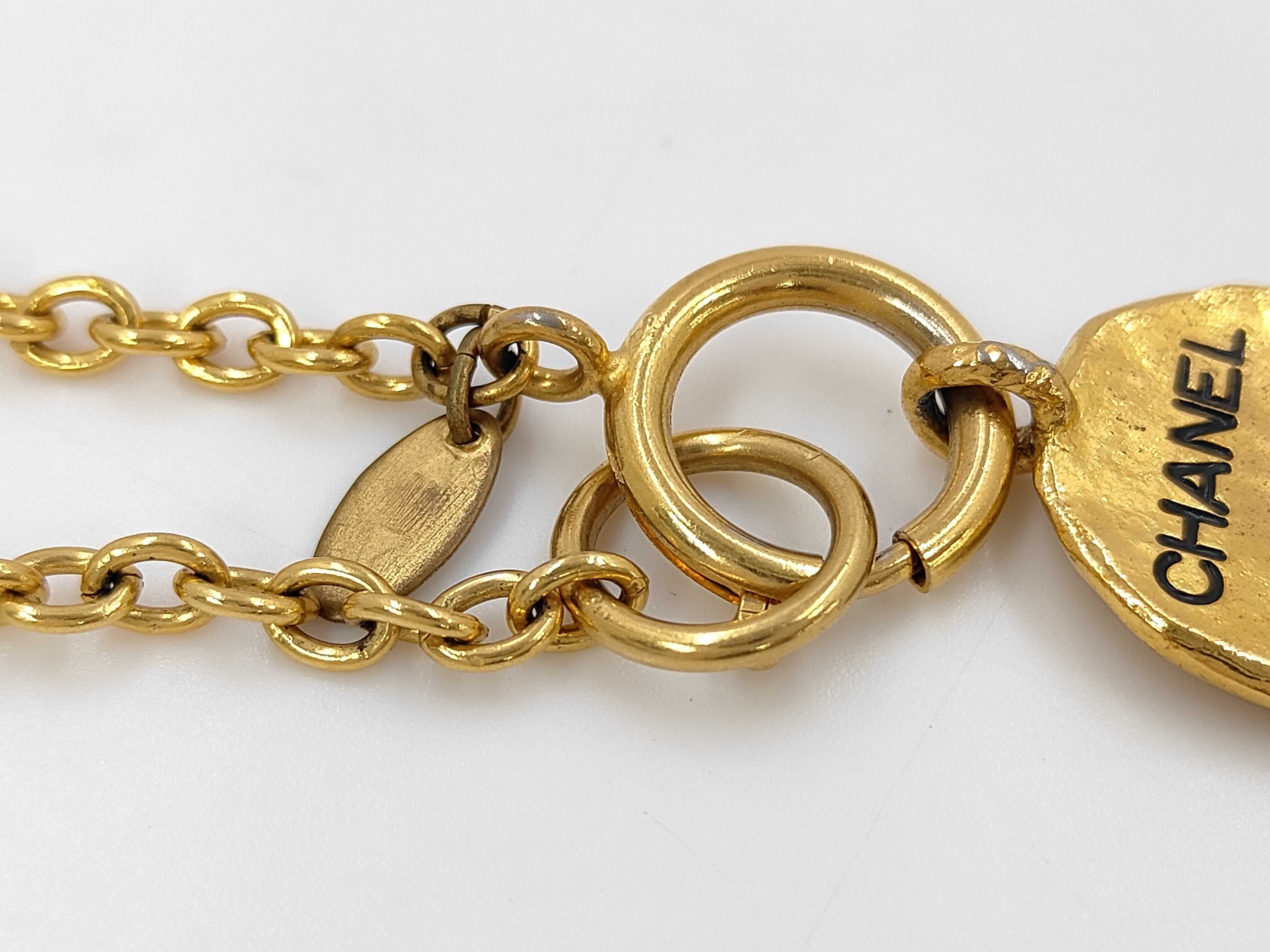 Coco Mark Coin Necklace — view 4