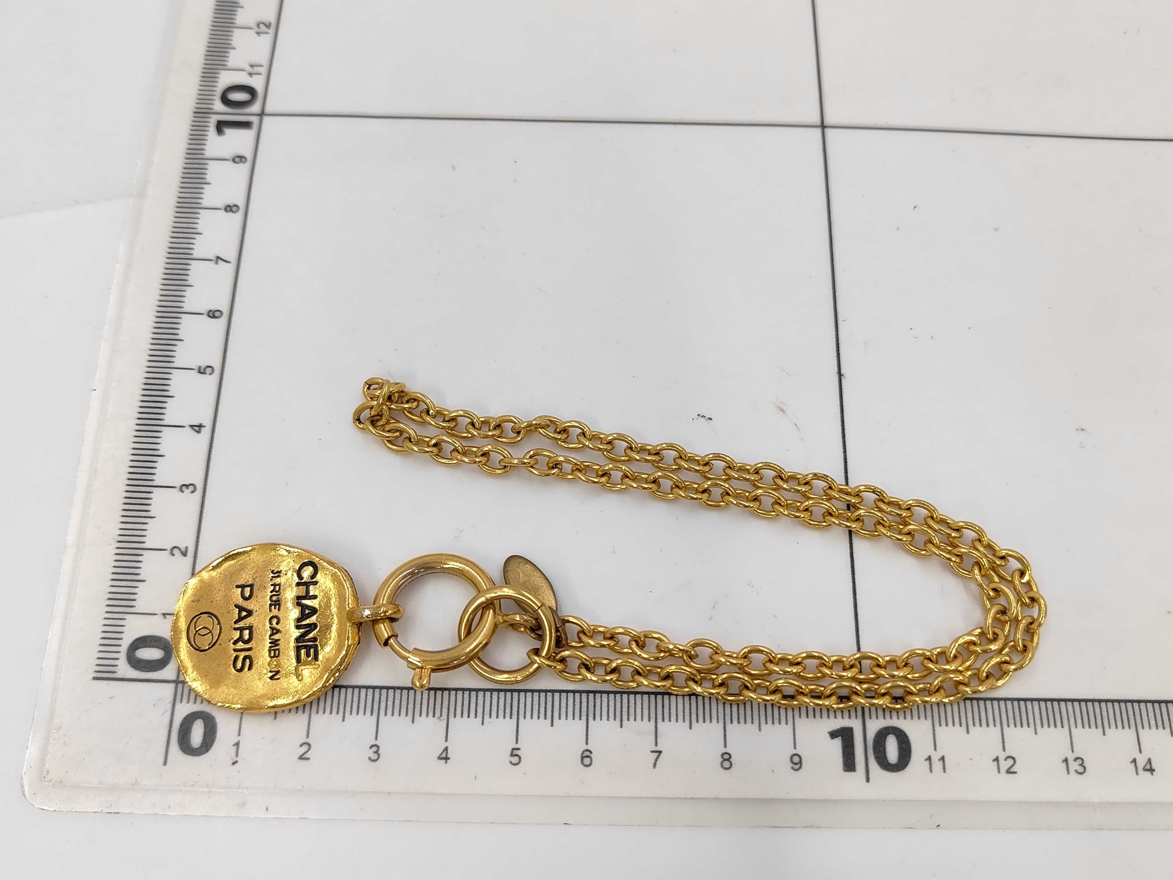 Coco Mark Coin Necklace — view 7