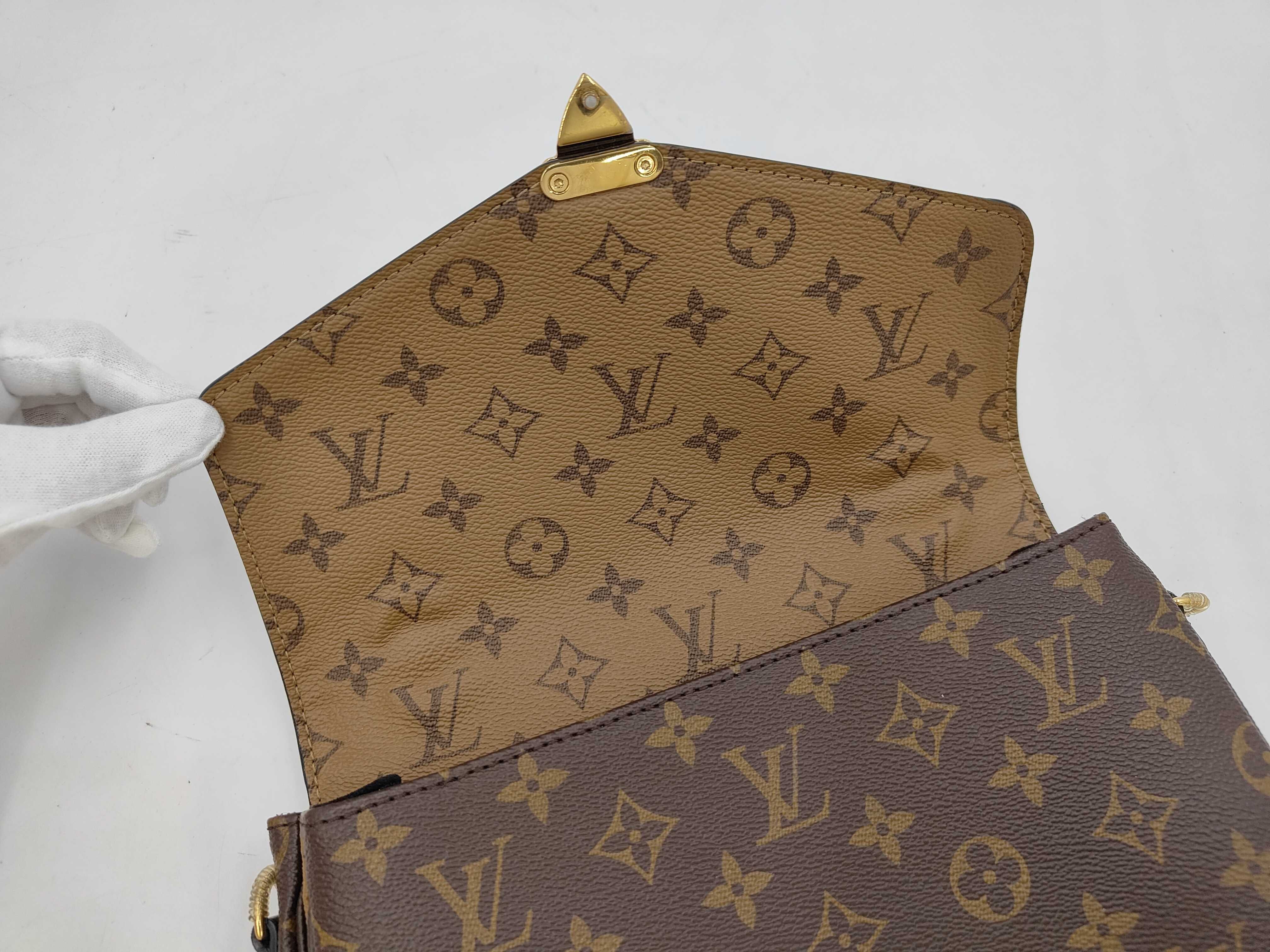 M44876 Monogram Reverse Pochette Metis MM 2-Way Handbag — view 3