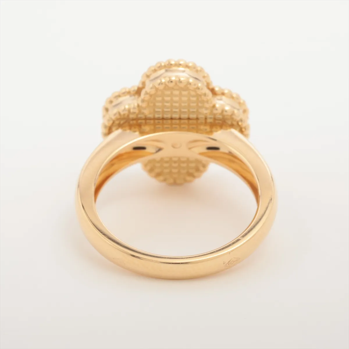 Vintage Alhambra Onyx Diamond Ring 750 (Yellow Gold) 6.7g Size 49 JE751076 (Dents) — view 2