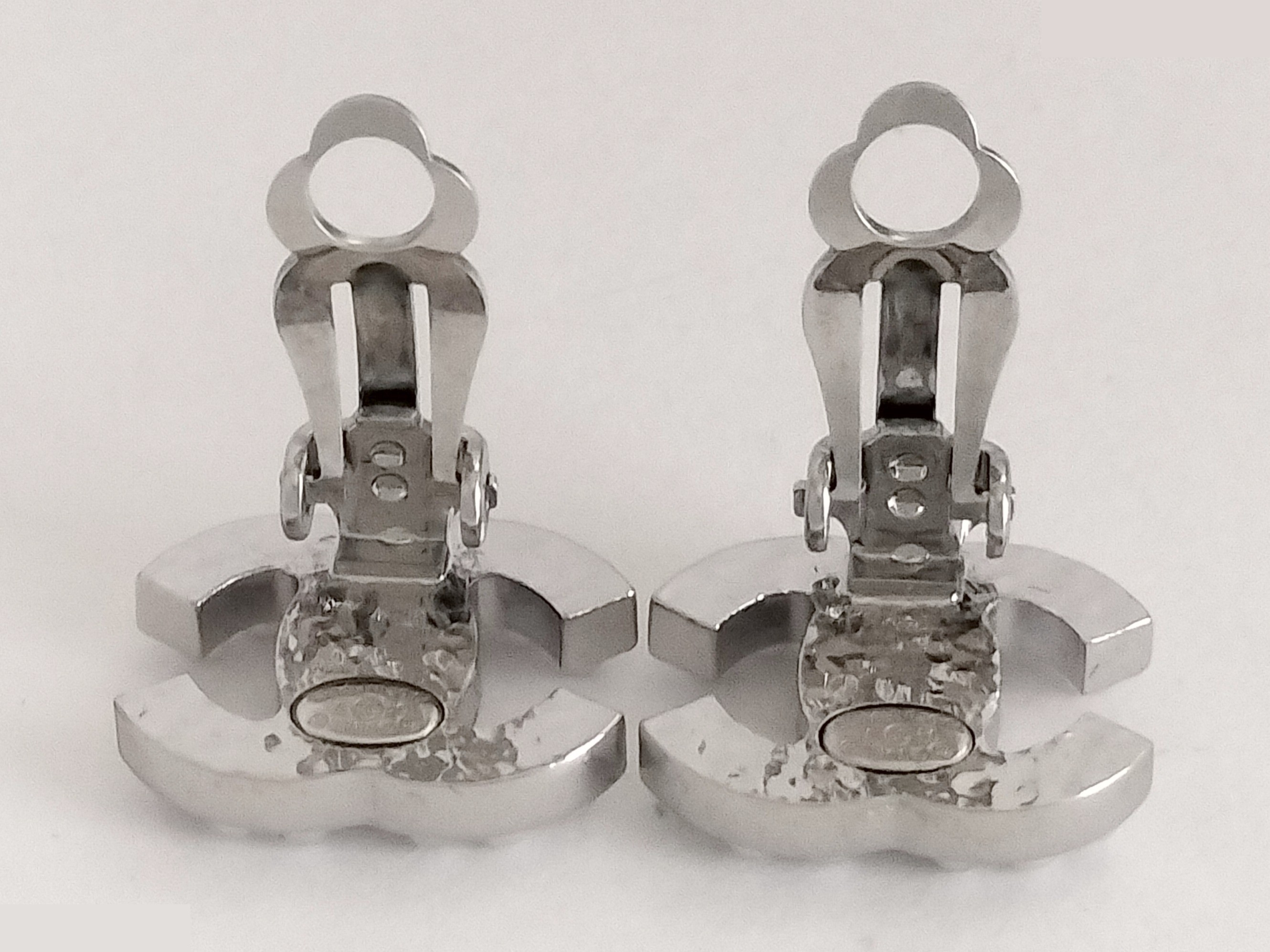 Coco F Pearl Silver Earrings — view 5