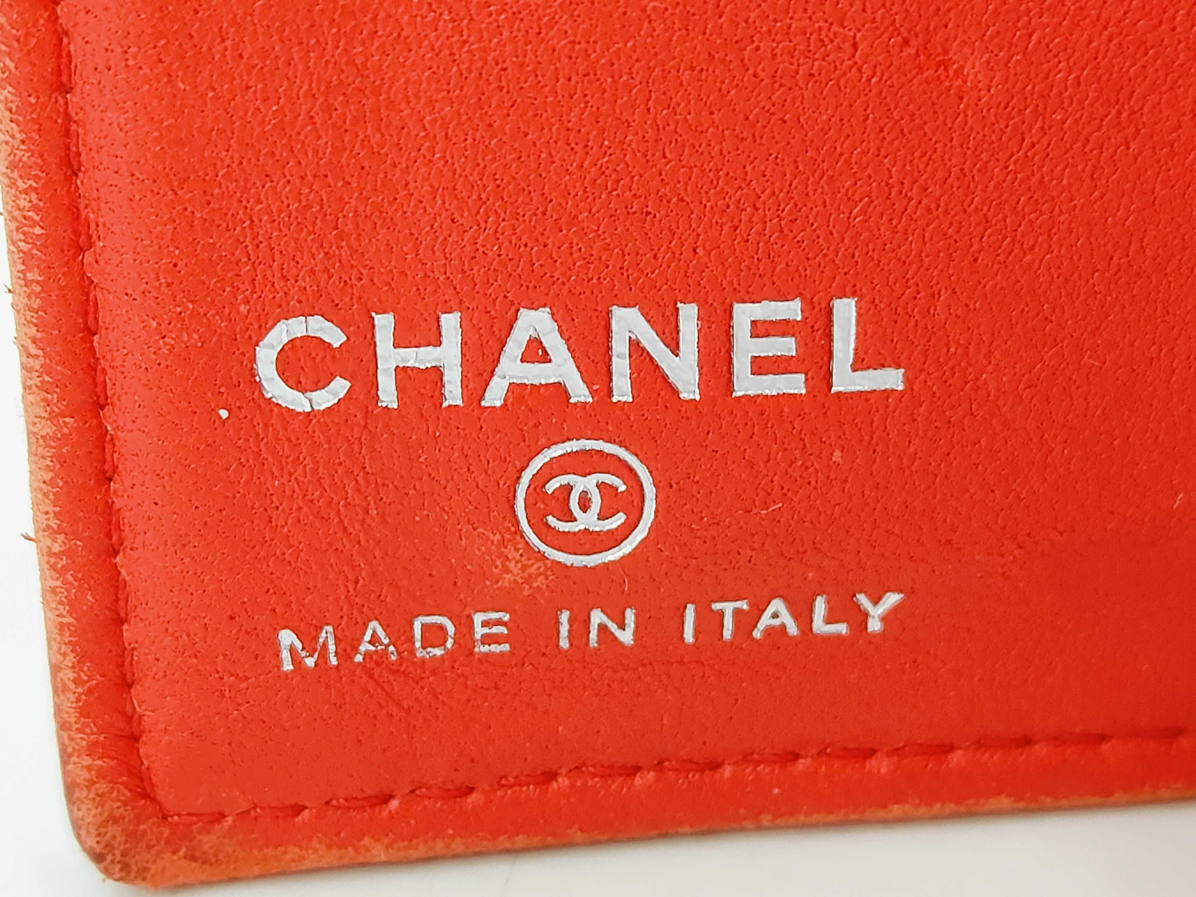 Matelassé Card Case, Coco Mark, Red, Card Case — view 12