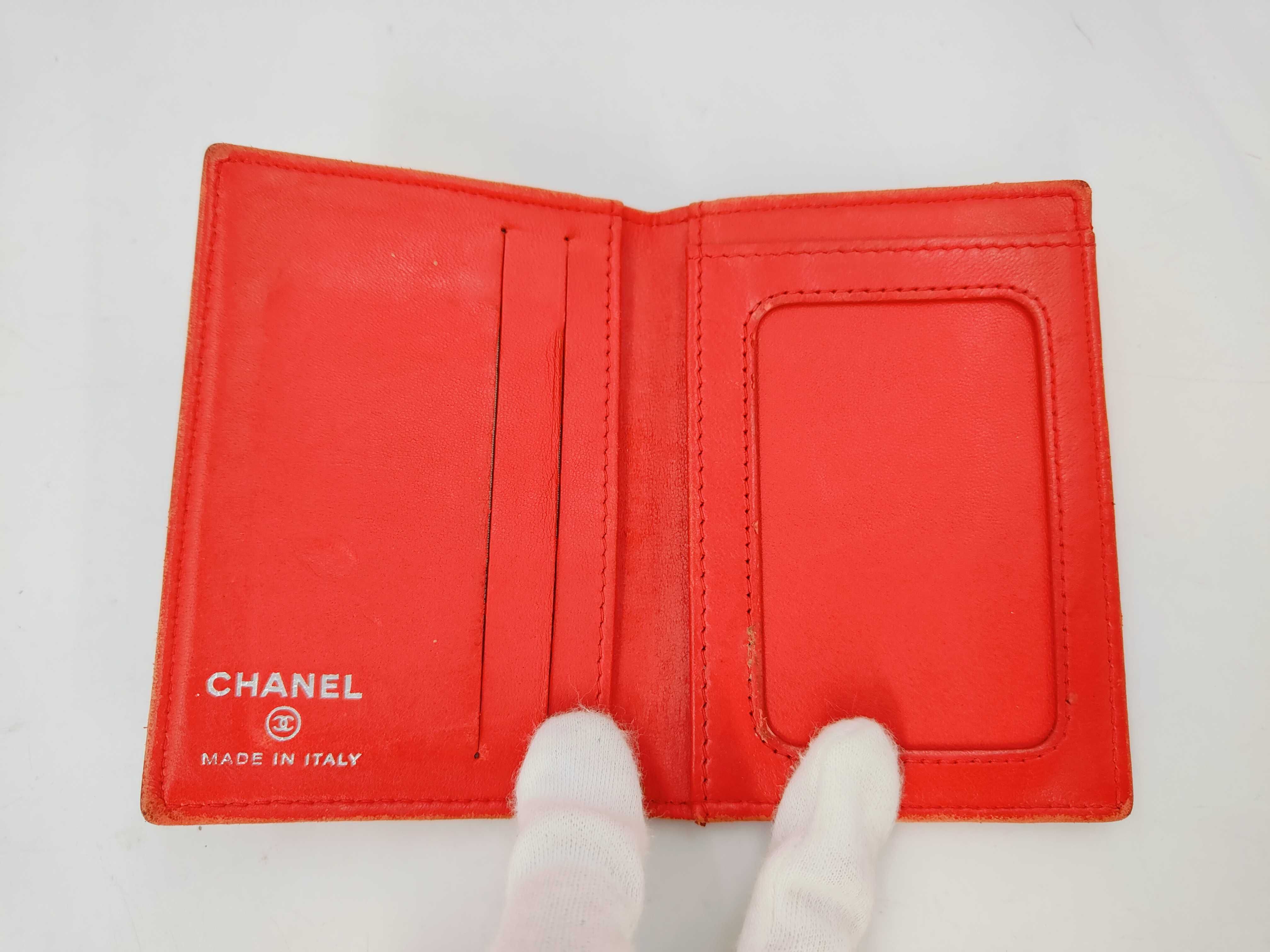 Matelassé Card Case, Coco Mark, Red, Card Case — view 8