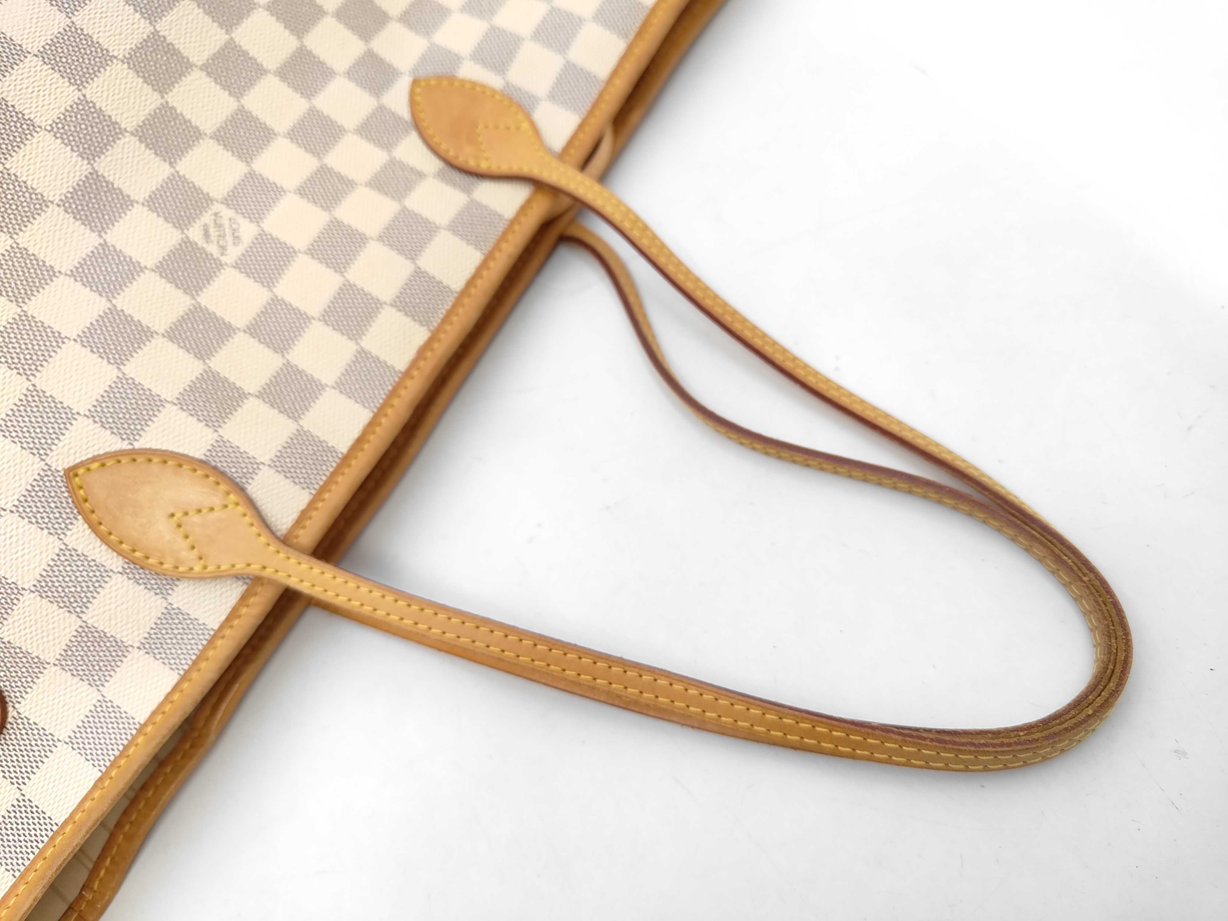 Damier Azur N41361 Neverfull MM Tote Bag — view 4