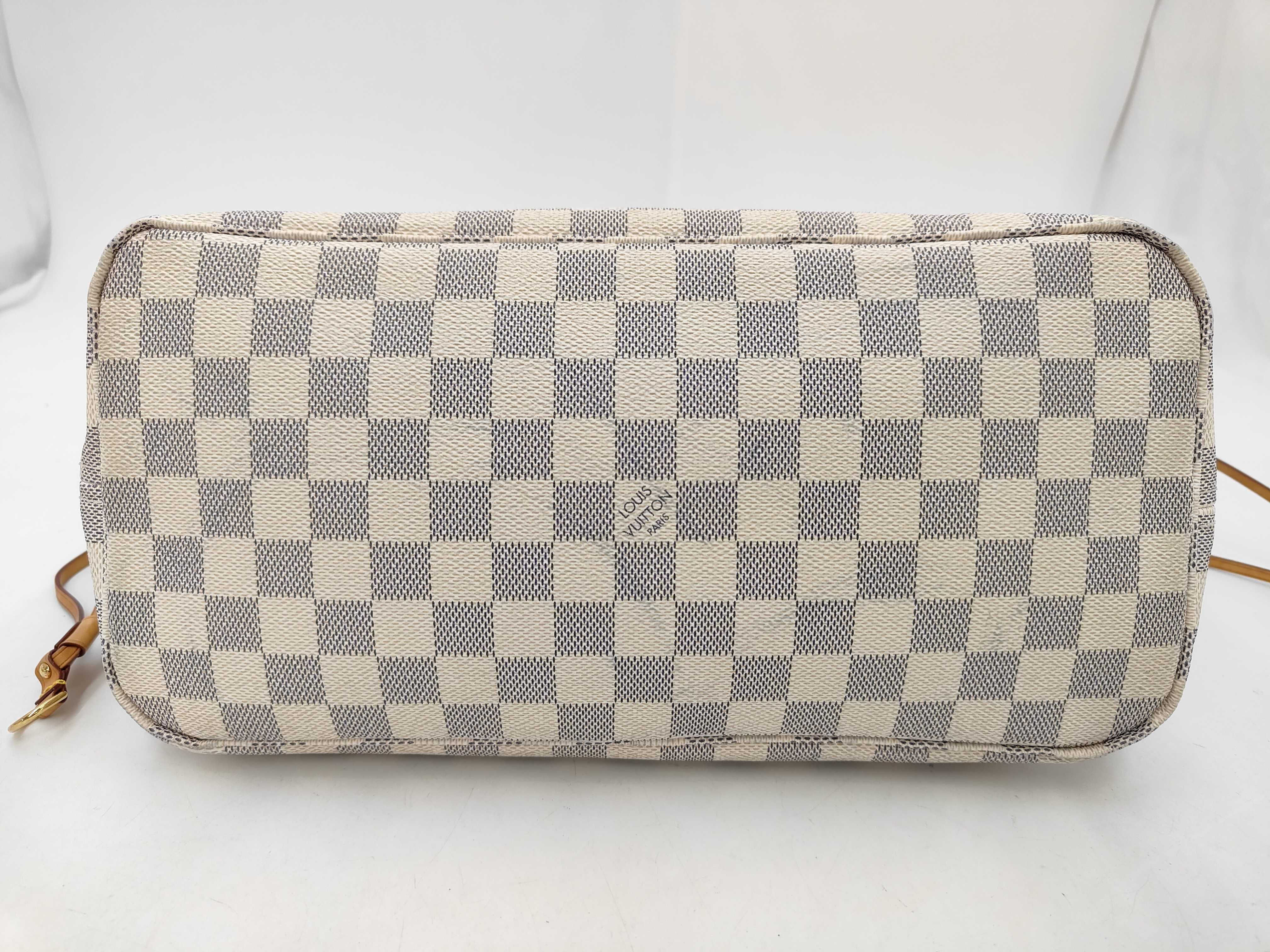 Damier Azur N41361 Neverfull MM Tote Bag — view 7