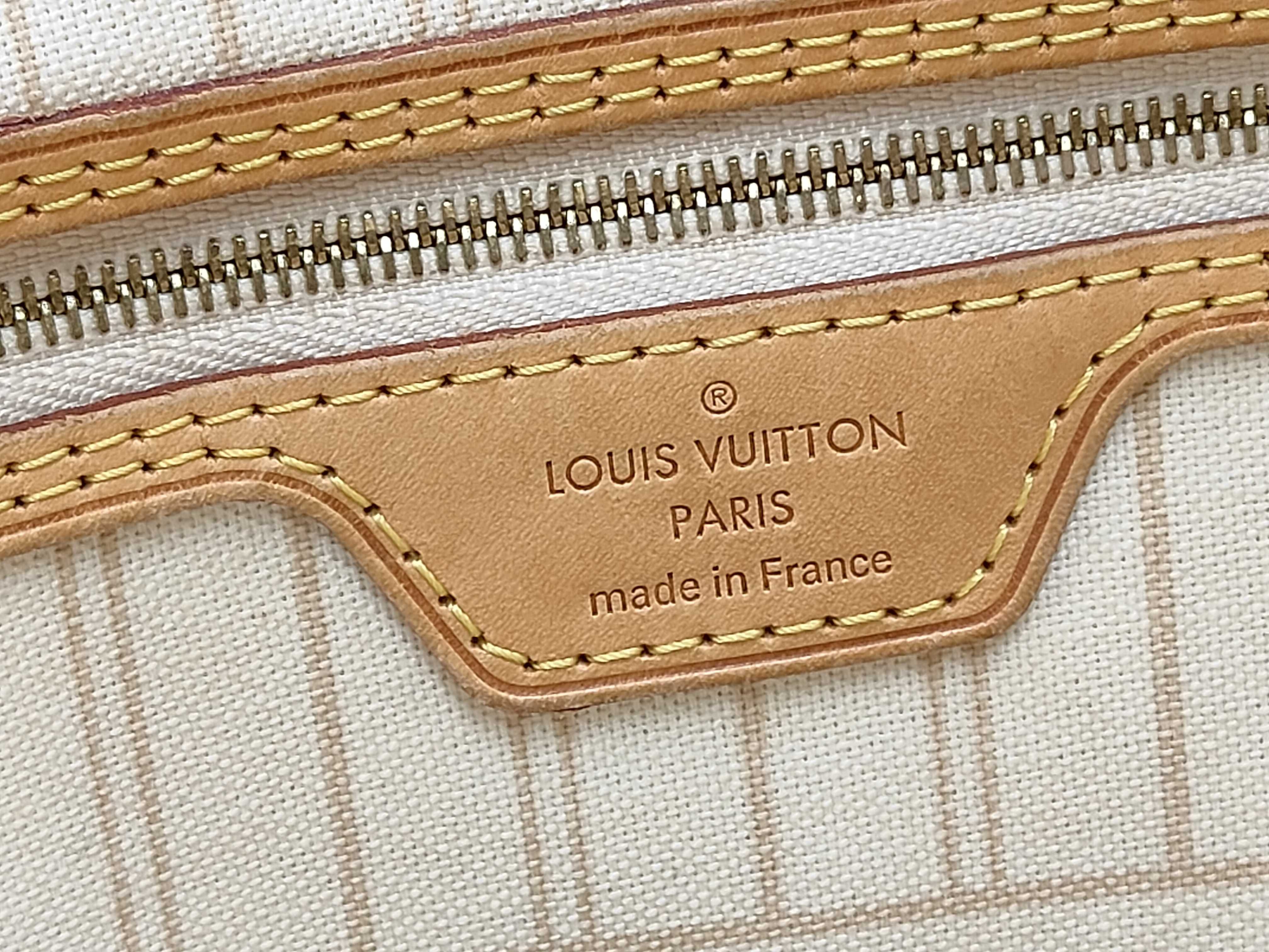 Damier Azur N41361 Neverfull MM Tote Bag — view 9