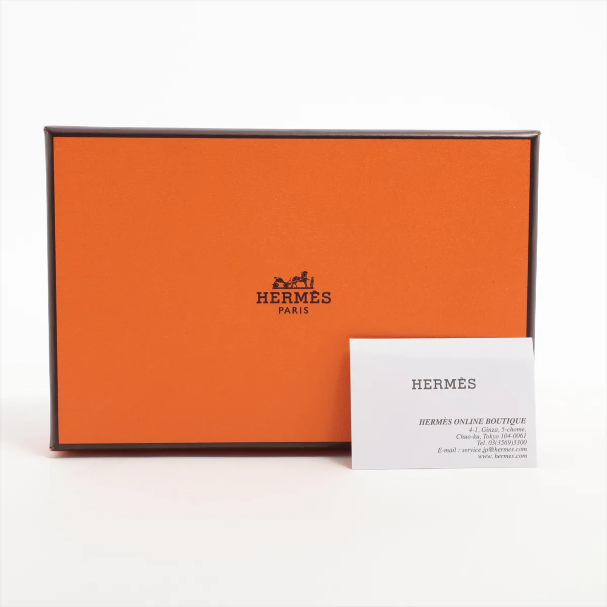 Hermès Calvi Duo Chevre Mysore Coin Case, Red, Silver Hardware, W: 2024 — view 8