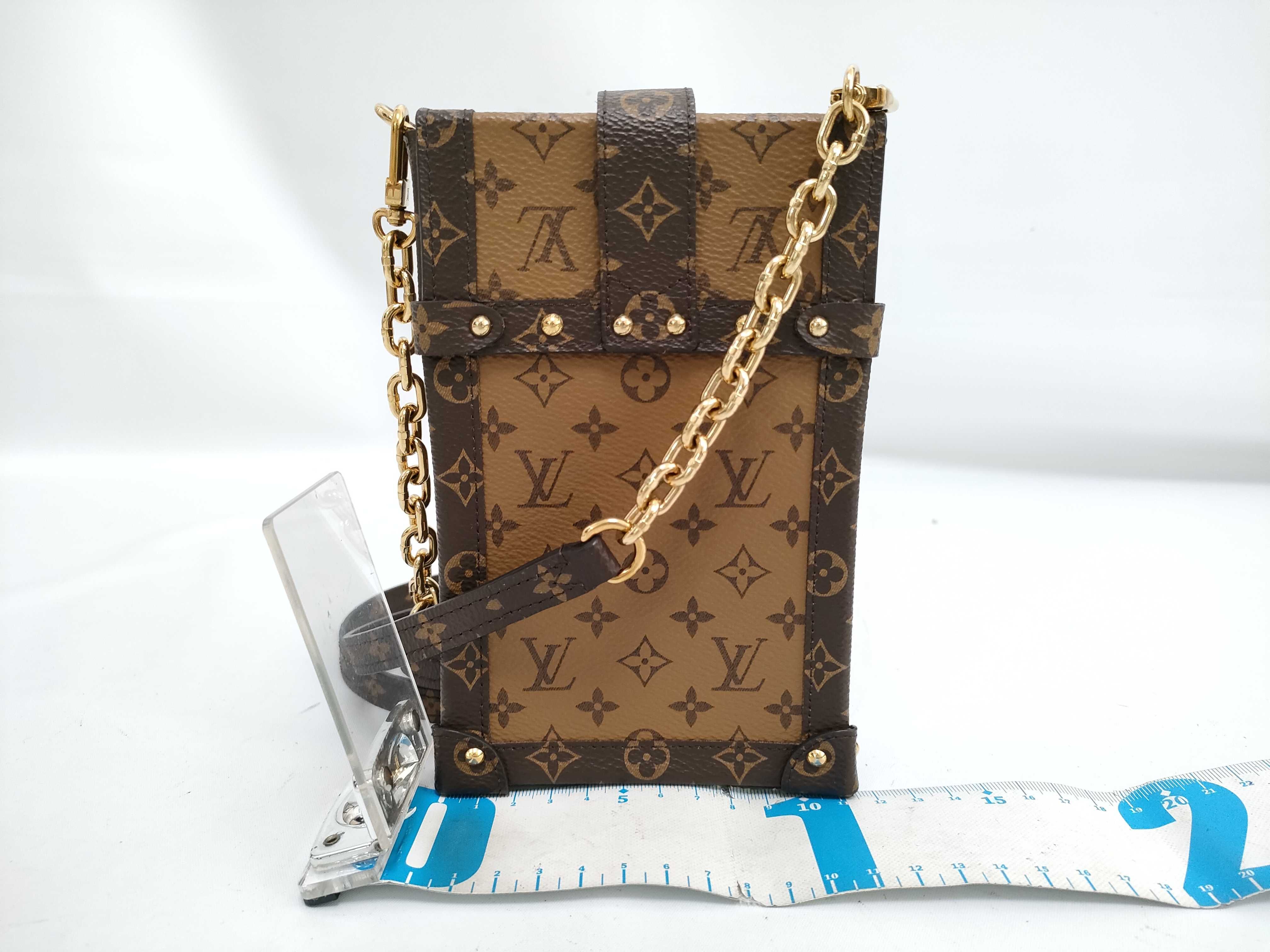Monogram Louis Vuitton Pochette Trunk Vertical M67873 Shoulder Bag — view 2