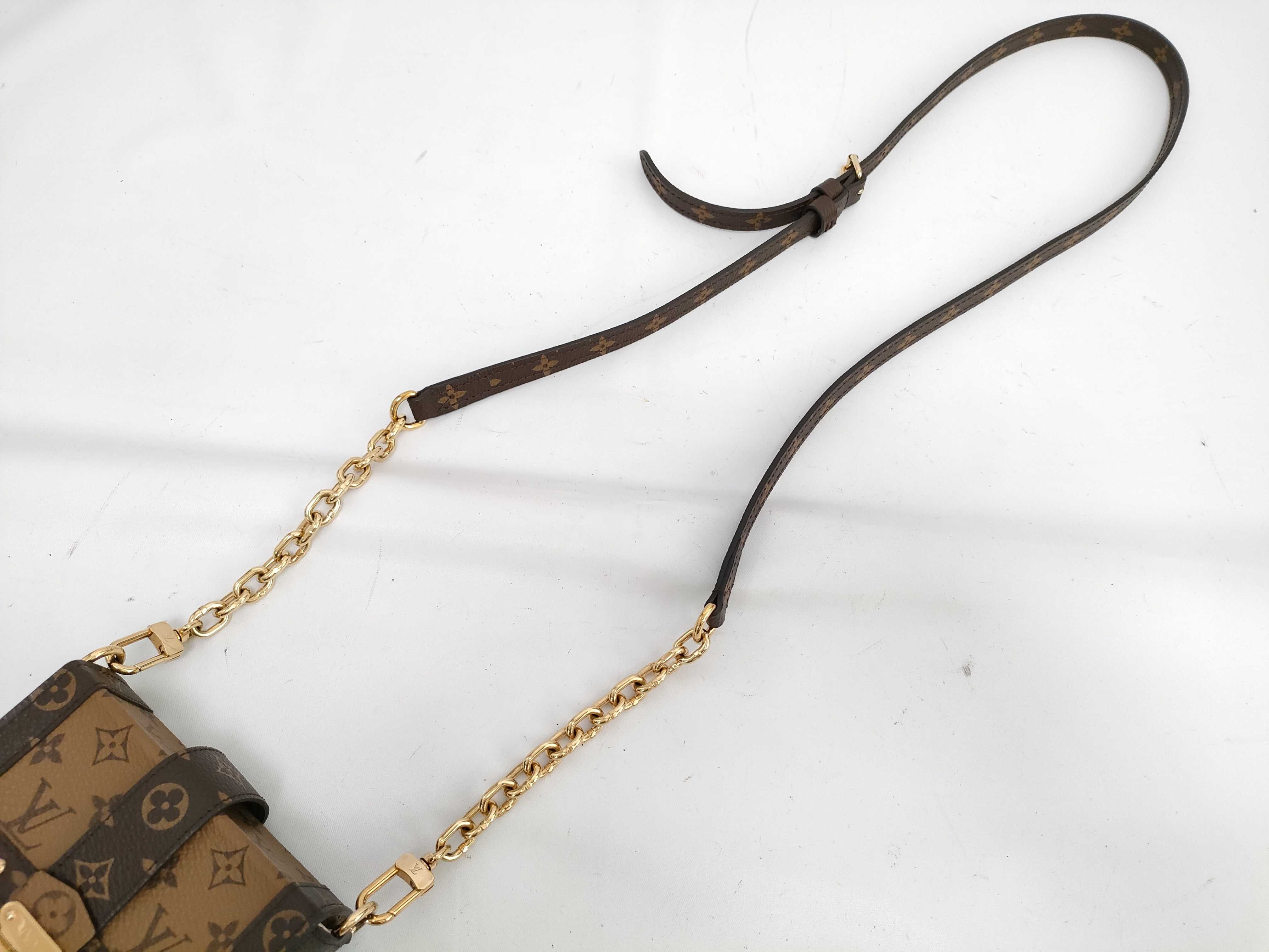 Monogram Louis Vuitton Pochette Trunk Vertical M67873 Shoulder Bag — view 4