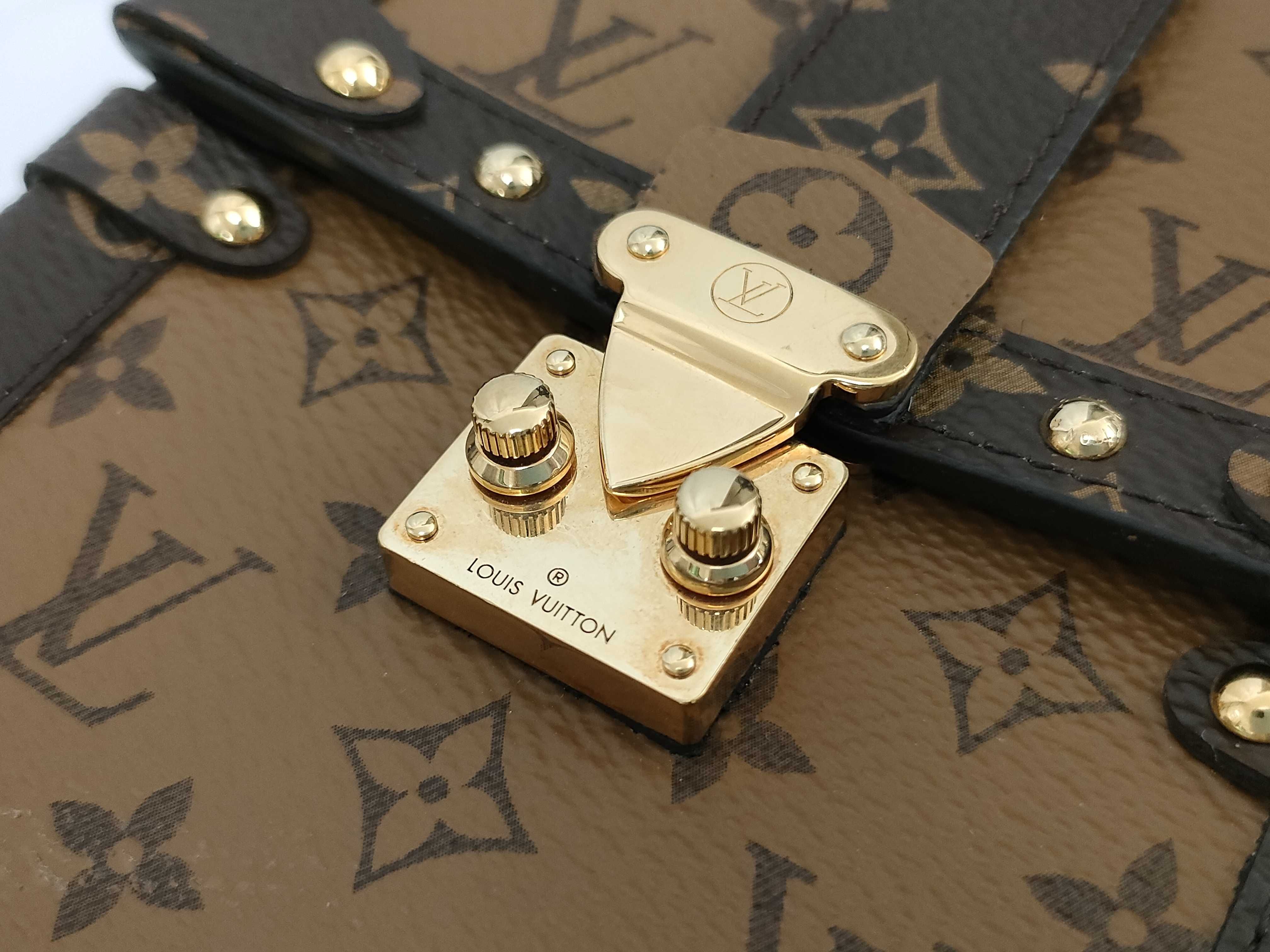 Monogram Louis Vuitton Pochette Trunk Vertical M67873 Shoulder Bag — view 8