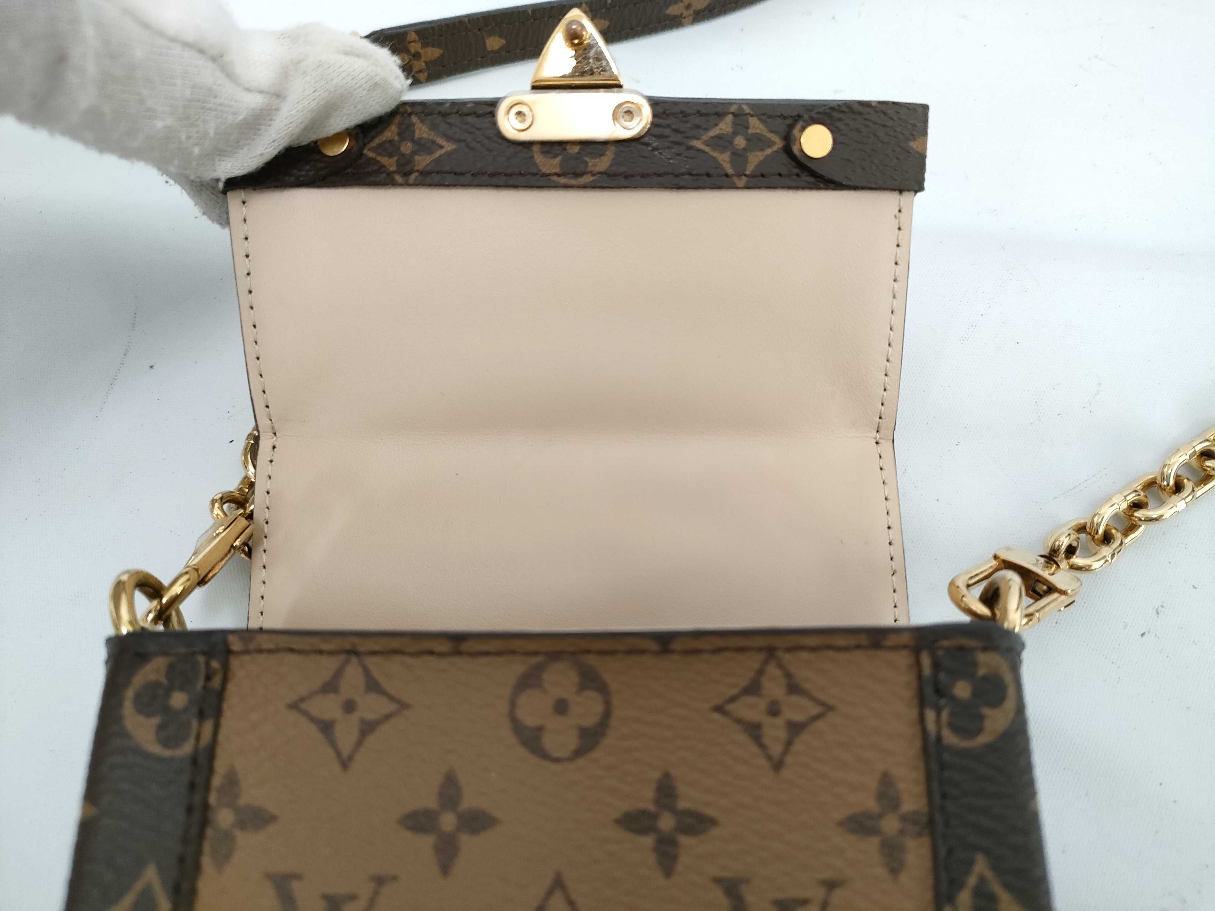 Monogram Louis Vuitton Pochette Trunk Vertical M67873 Shoulder Bag — view 9