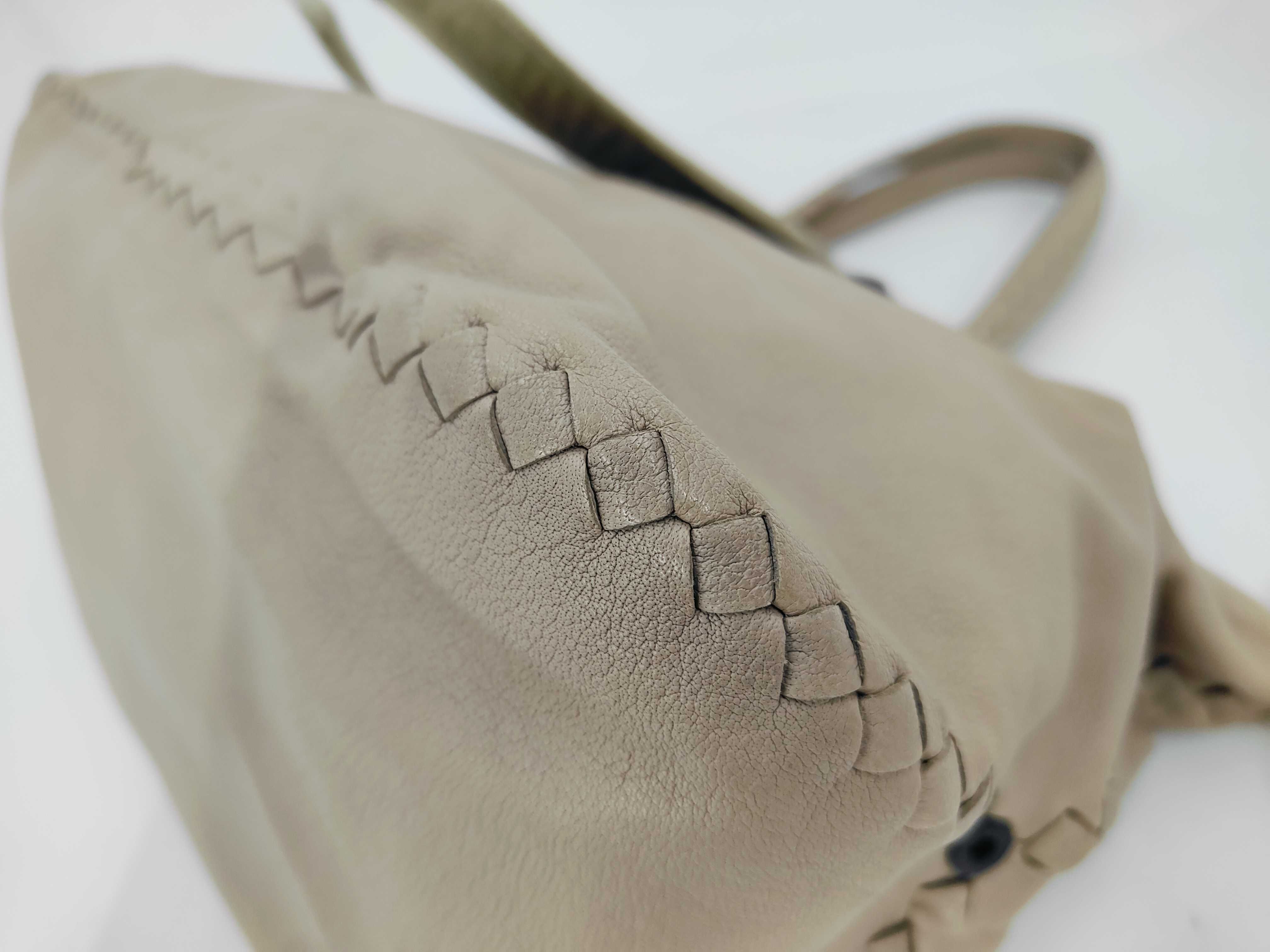 BV Bottega Veneta Beige Leather Handbag — view 7