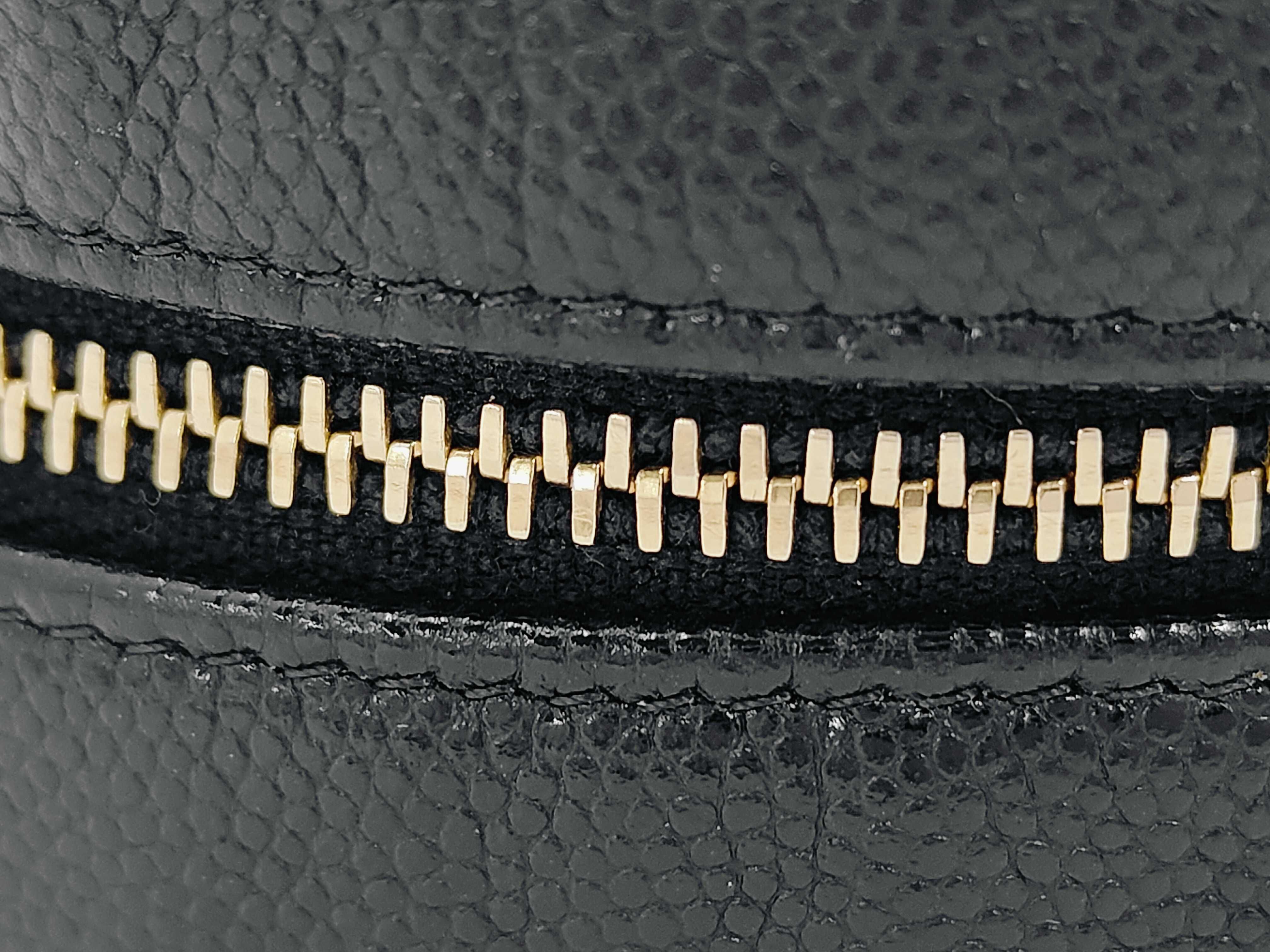 Coco Mark Caviar Skin Round Shoulder Bag — view 10
