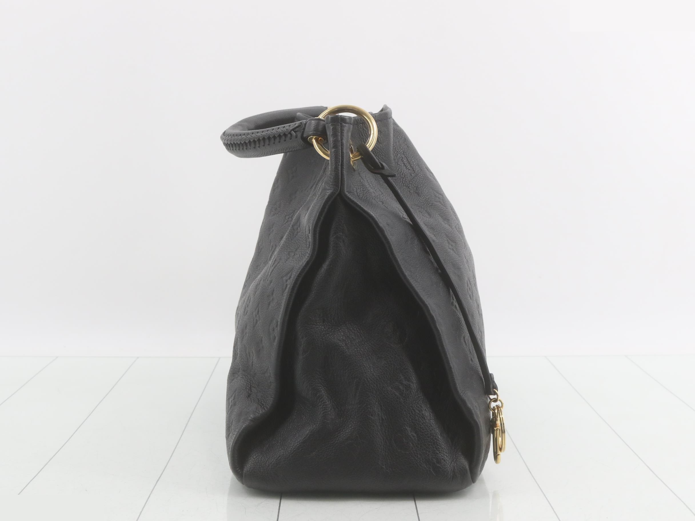 Monogram Empreinte Artsy MM Noir Shoulder Bag — view 3