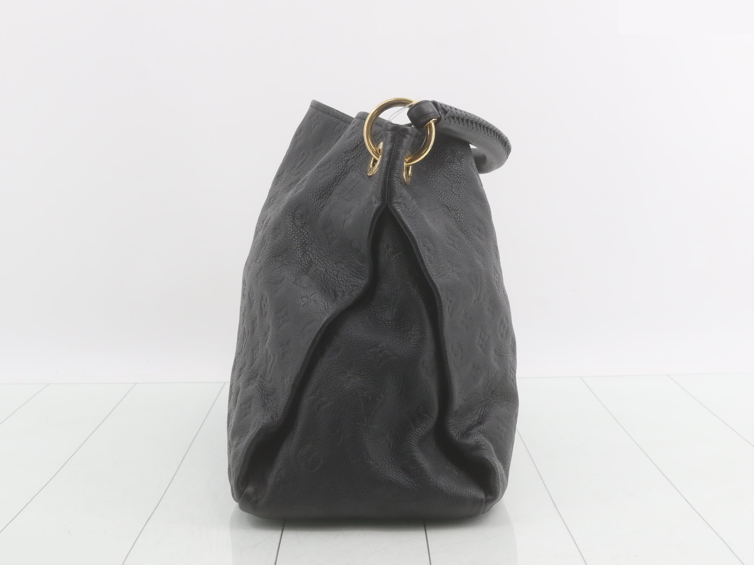 Monogram Empreinte Artsy MM Noir Shoulder Bag — view 4