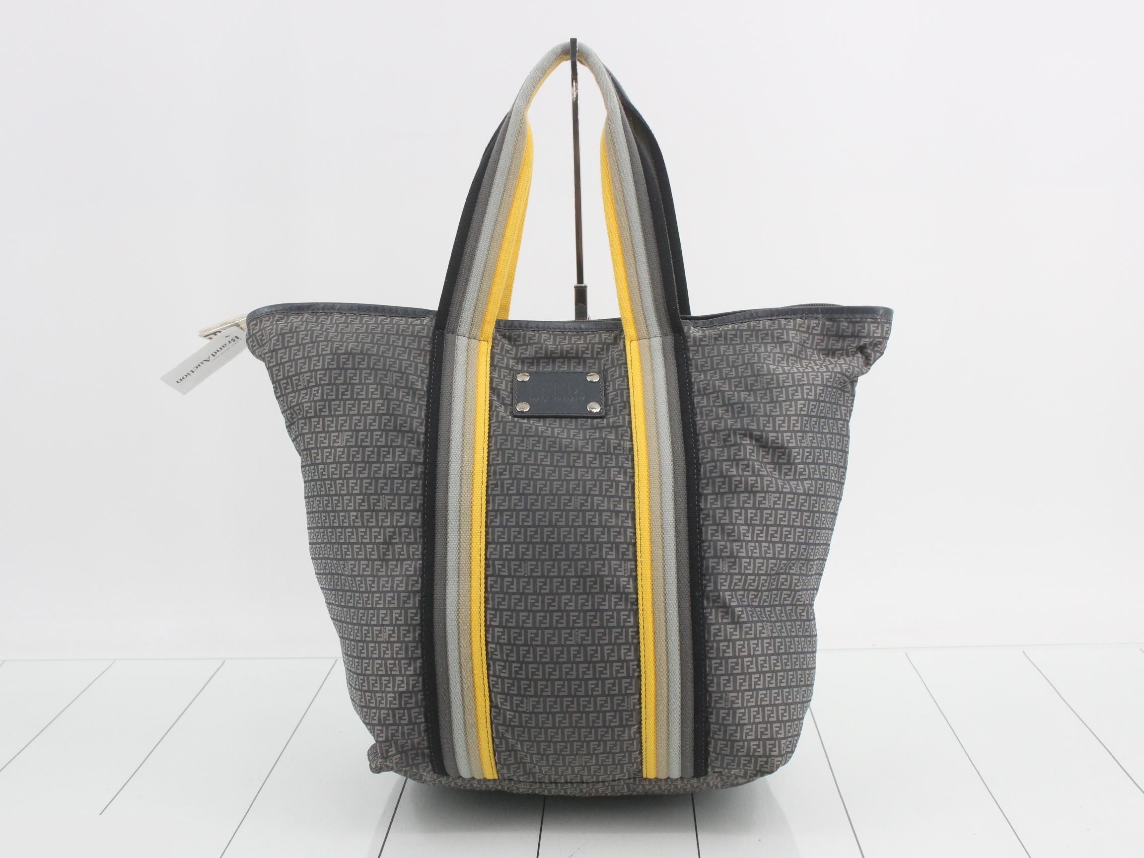 Zucchino Tote Bag, Gray Nylon