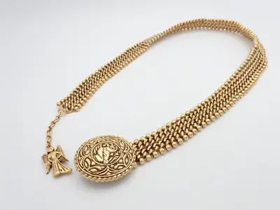 Angel Night Plate Chain Belt GP