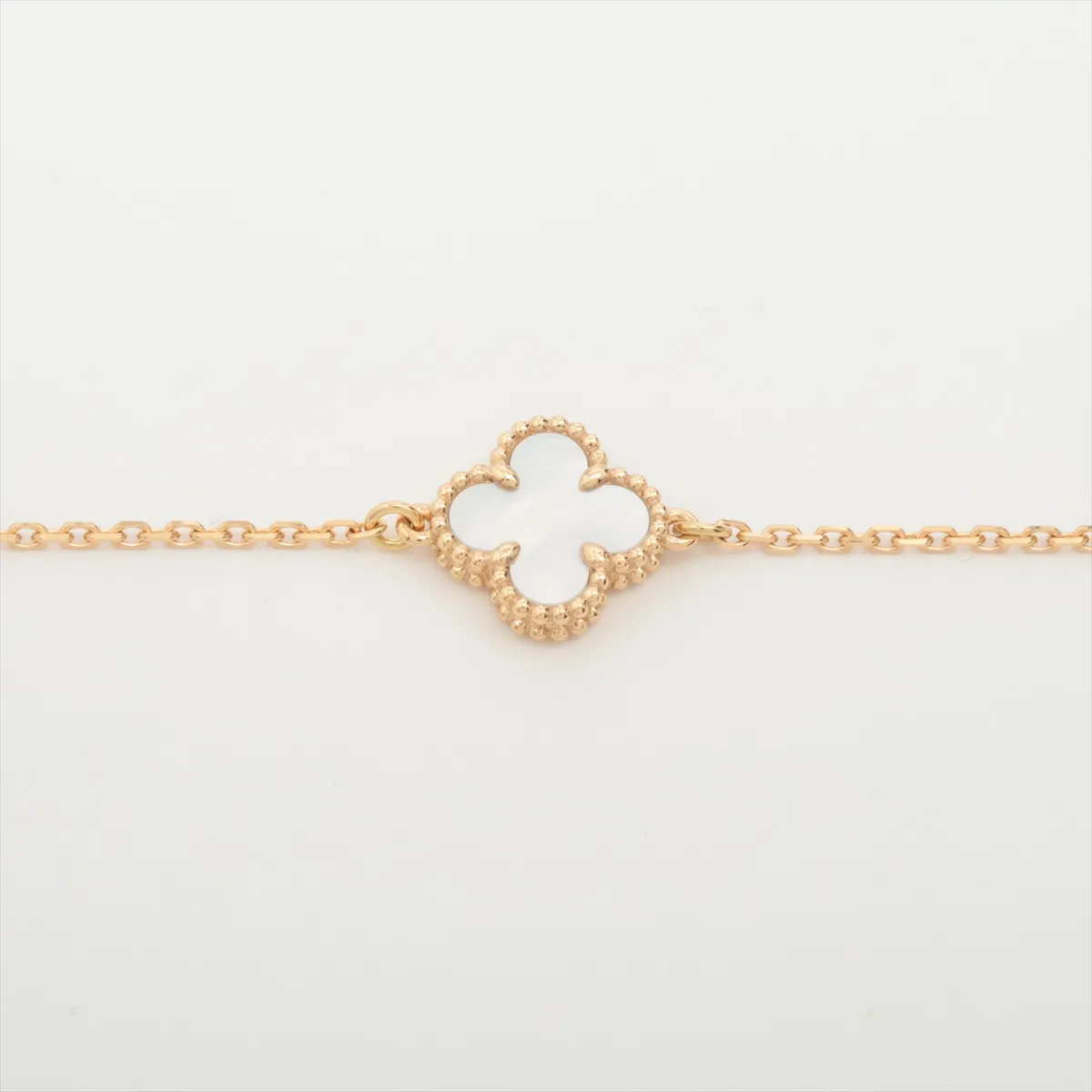 Sweet Alhambra Shell Bracelet 750 (Yellow Gold) 1.9g JF907797 — view 2