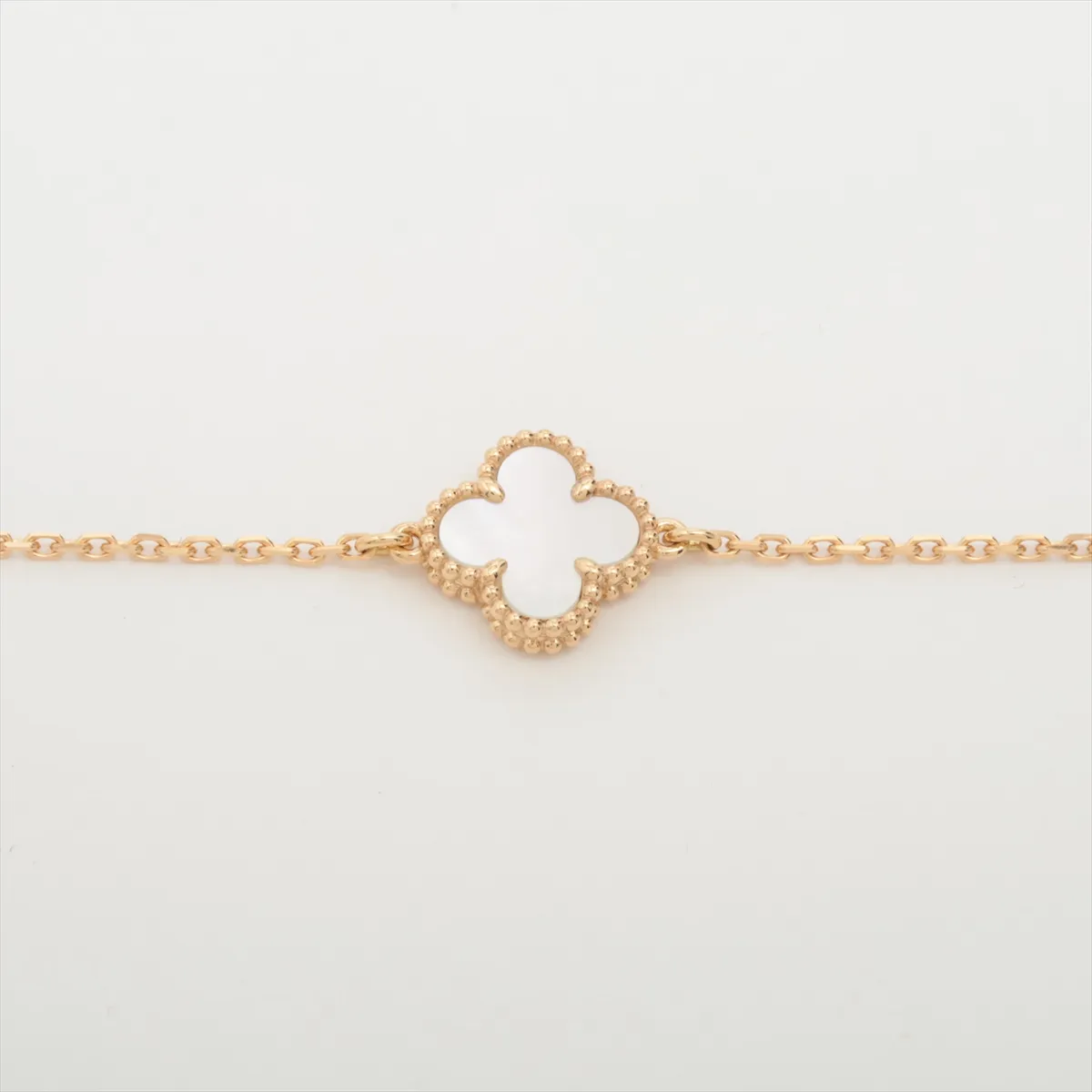 Sweet Alhambra Shell Bracelet 750 (Yellow Gold) 1.9g JF907797 — view 3