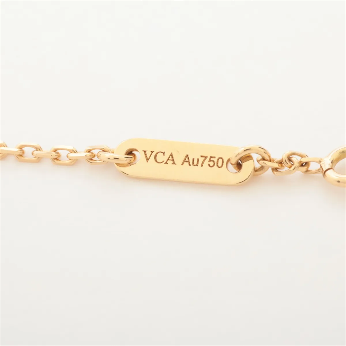 Sweet Alhambra Shell Bracelet 750 (Yellow Gold) 1.9g JF907797 — view 5