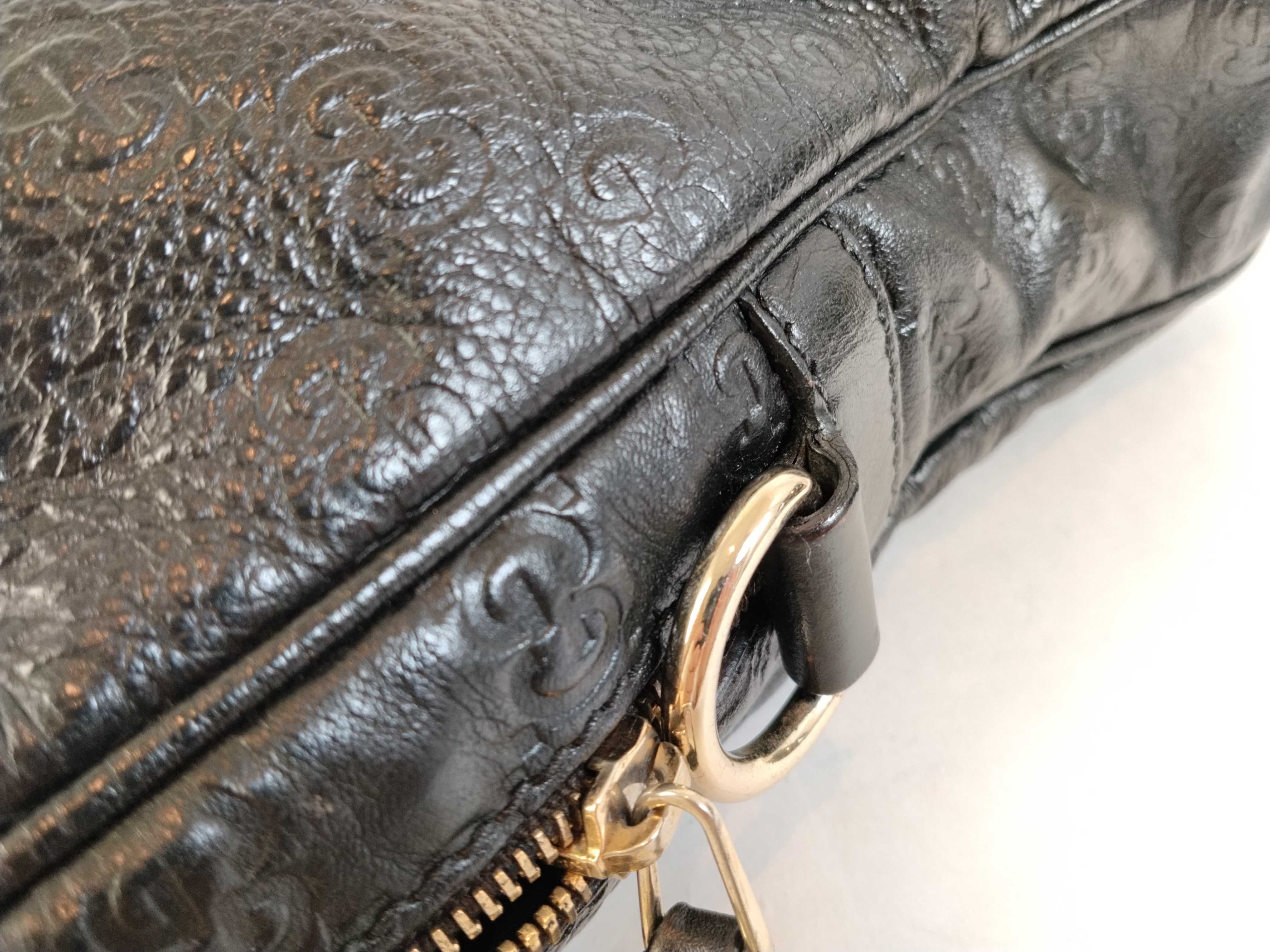 Guccissima 201480 Guccissima Business Bag Leather Black Business Bag — view 10