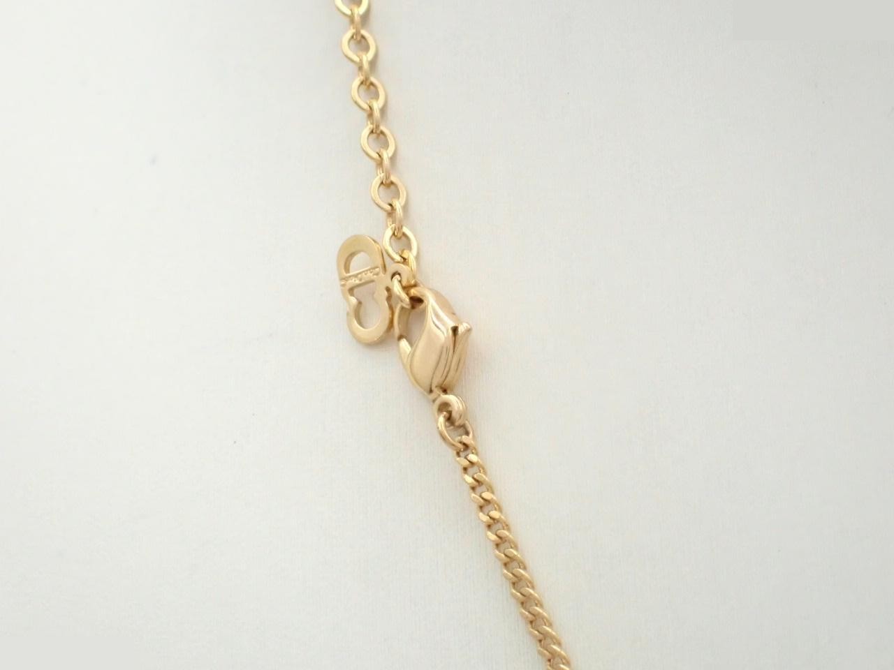 Gold necklace, chain approximately 40cm — view 2
