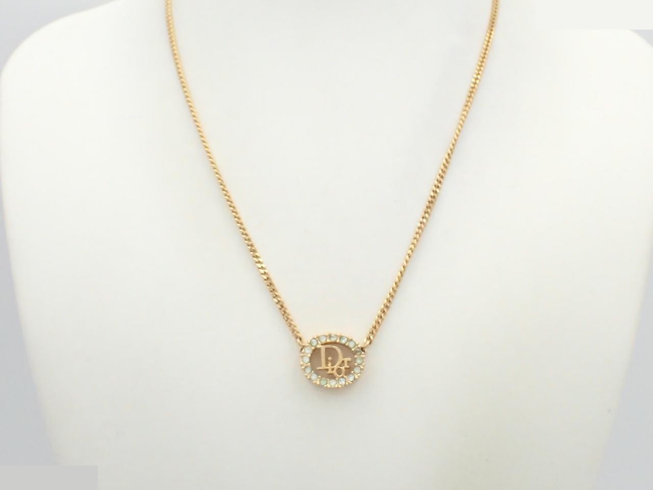 Gold necklace, chain approximately 40cm — view 3