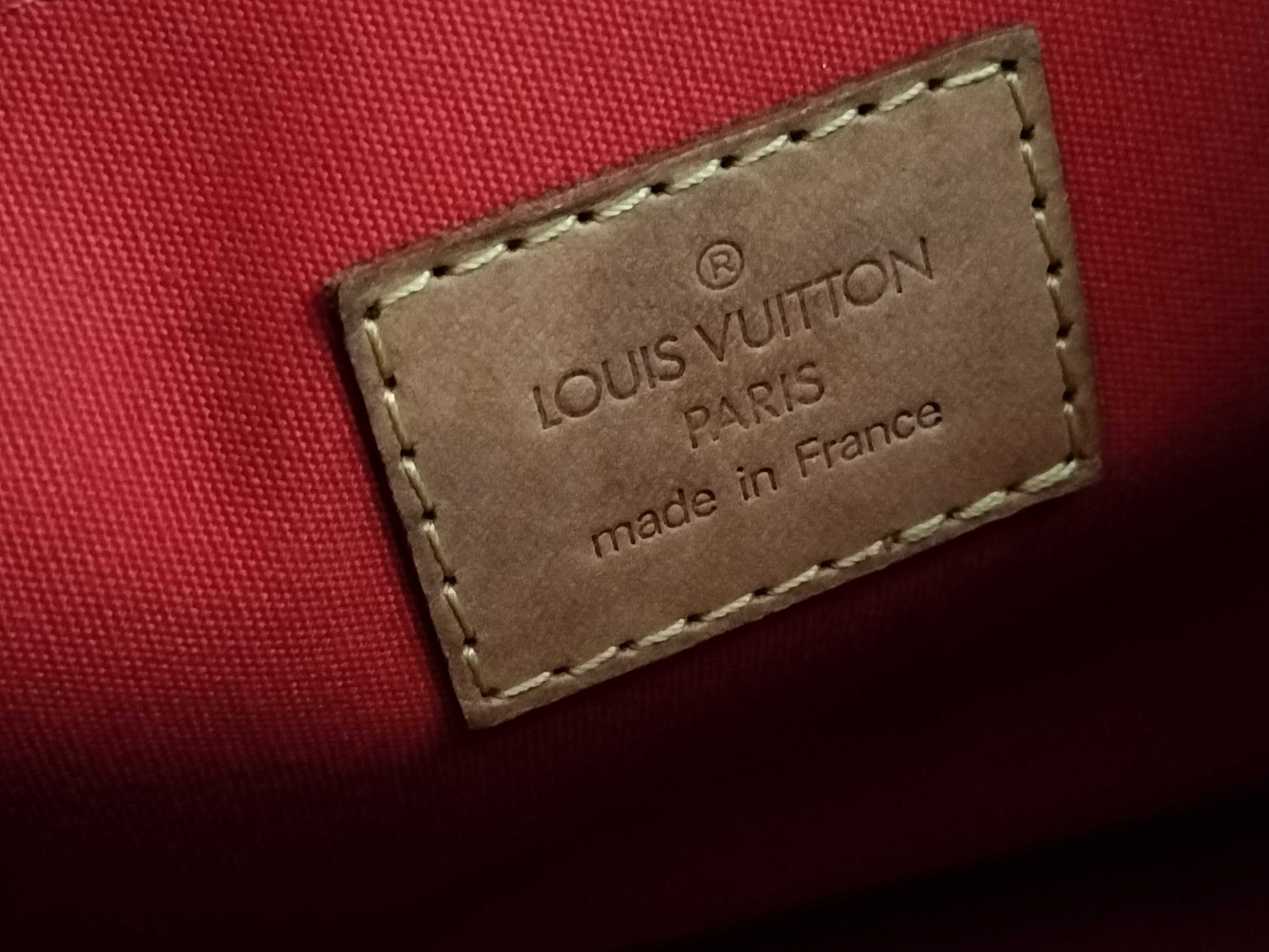 Vernis Louis Vuitton Red Vernis Monogram Skein Bay GM M91287 Shoulder Bag — view 12