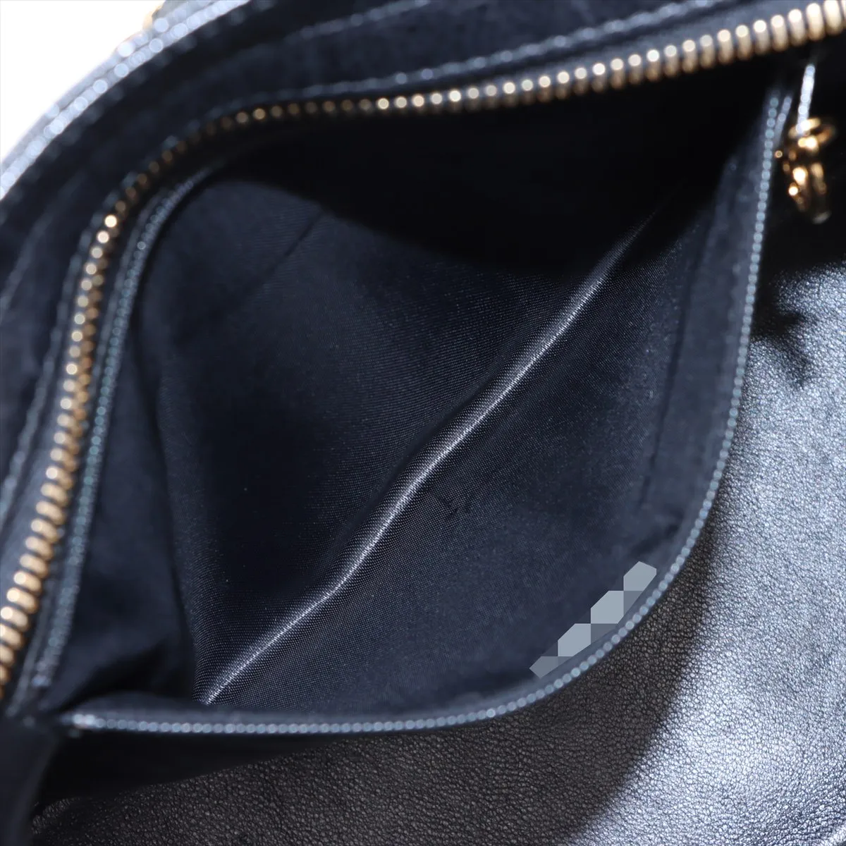Matelasse Caviar Skin Chain Tote Bag Black Gold Hardware 3853291 No. 3 Guarantee Discoloration — view 8