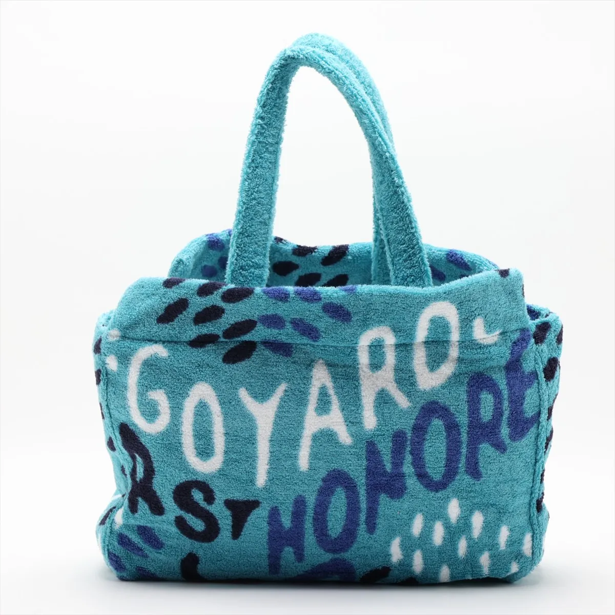 Terry Eponine Pile Tote Bag, Blue — view 2