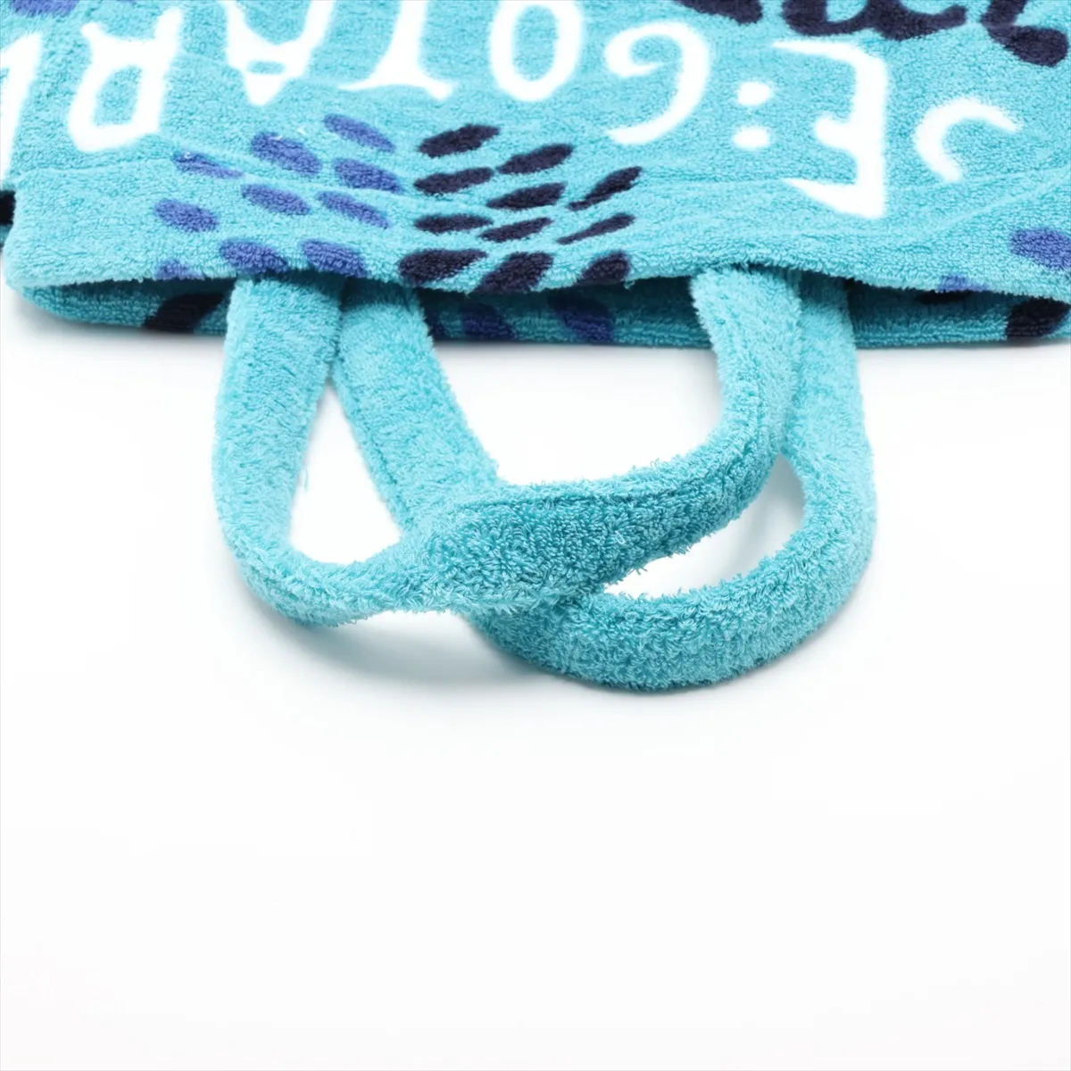Terry Eponine Pile Tote Bag, Blue — view 5