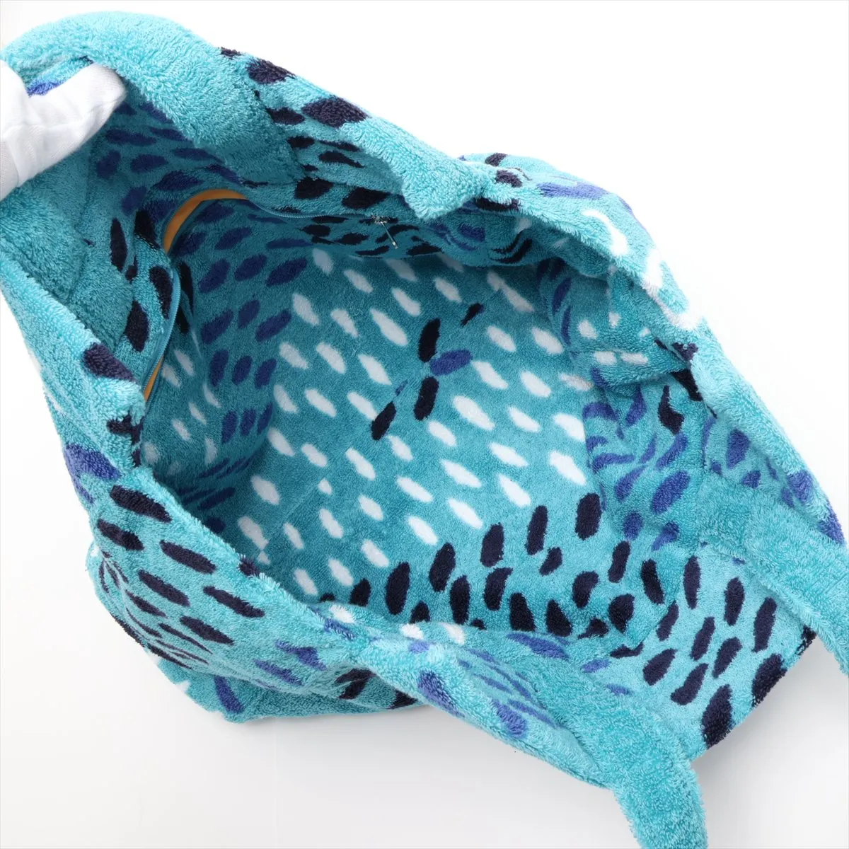 Terry Eponine Pile Tote Bag, Blue — view 7