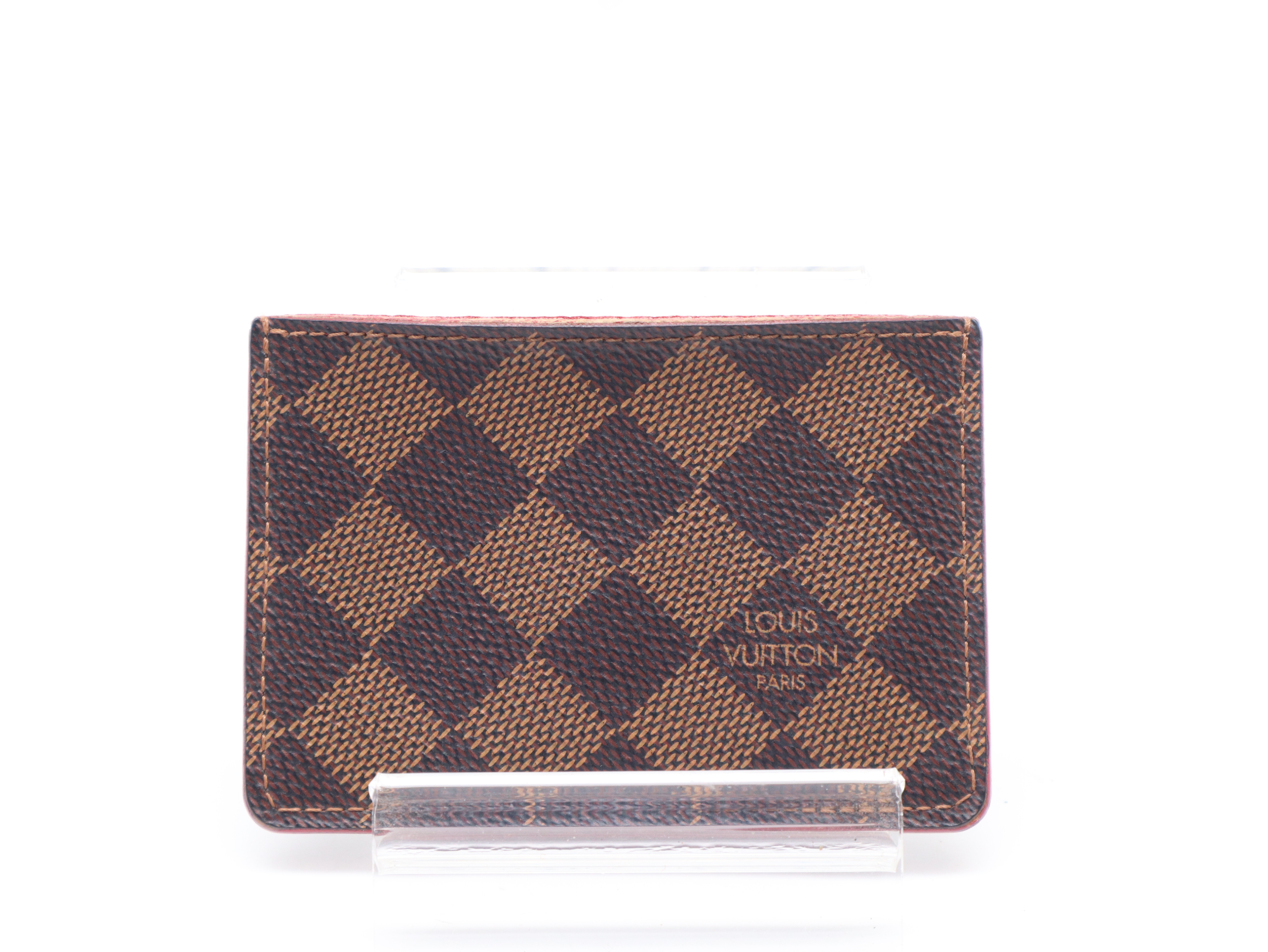 N61219 Damier Porte Cait Caisa Card Case/Pass Case/Business Card Holder (Comes with dust bag and box) — view 2